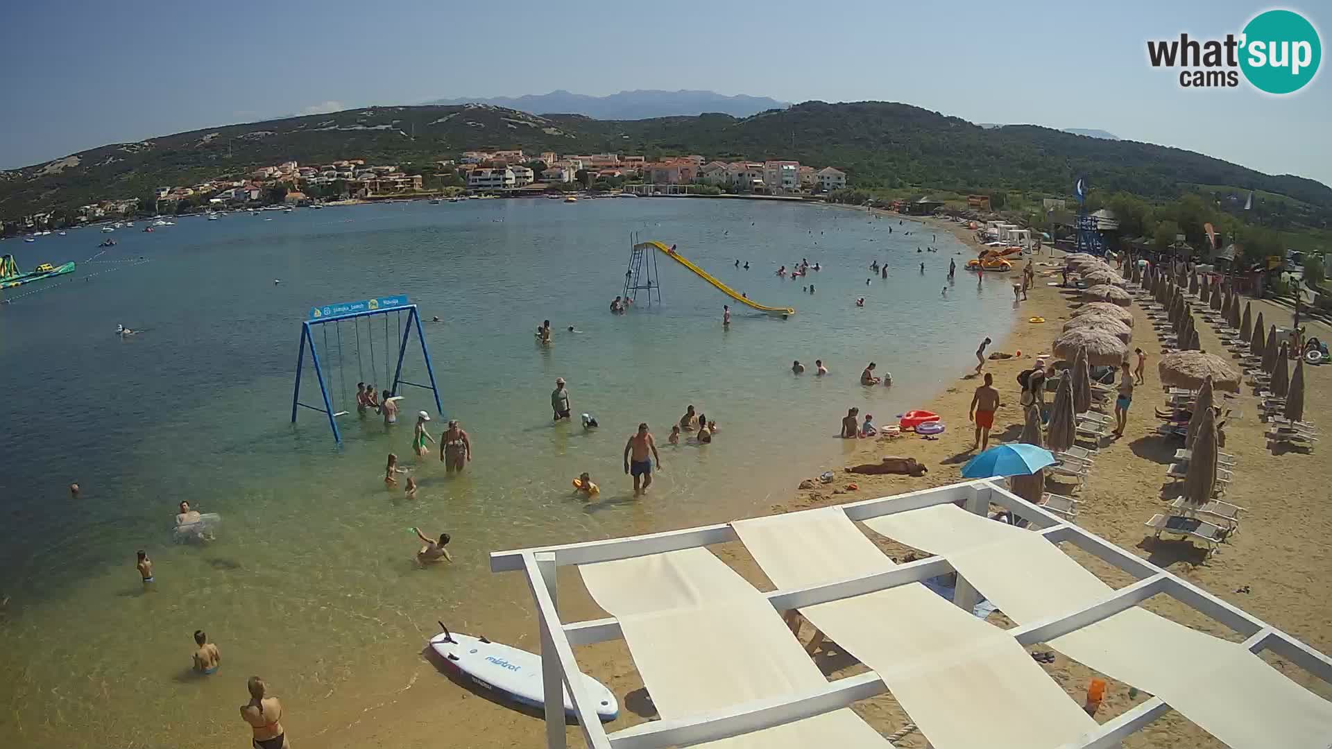 Webcam live – Planjka beach – Pag Island