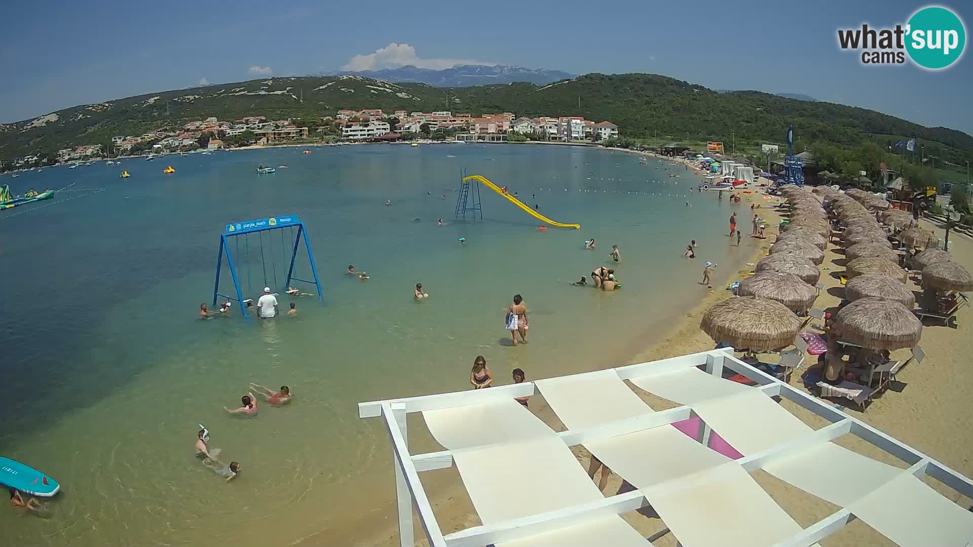 Web kamera – Plaža Planjka – otok Pag
