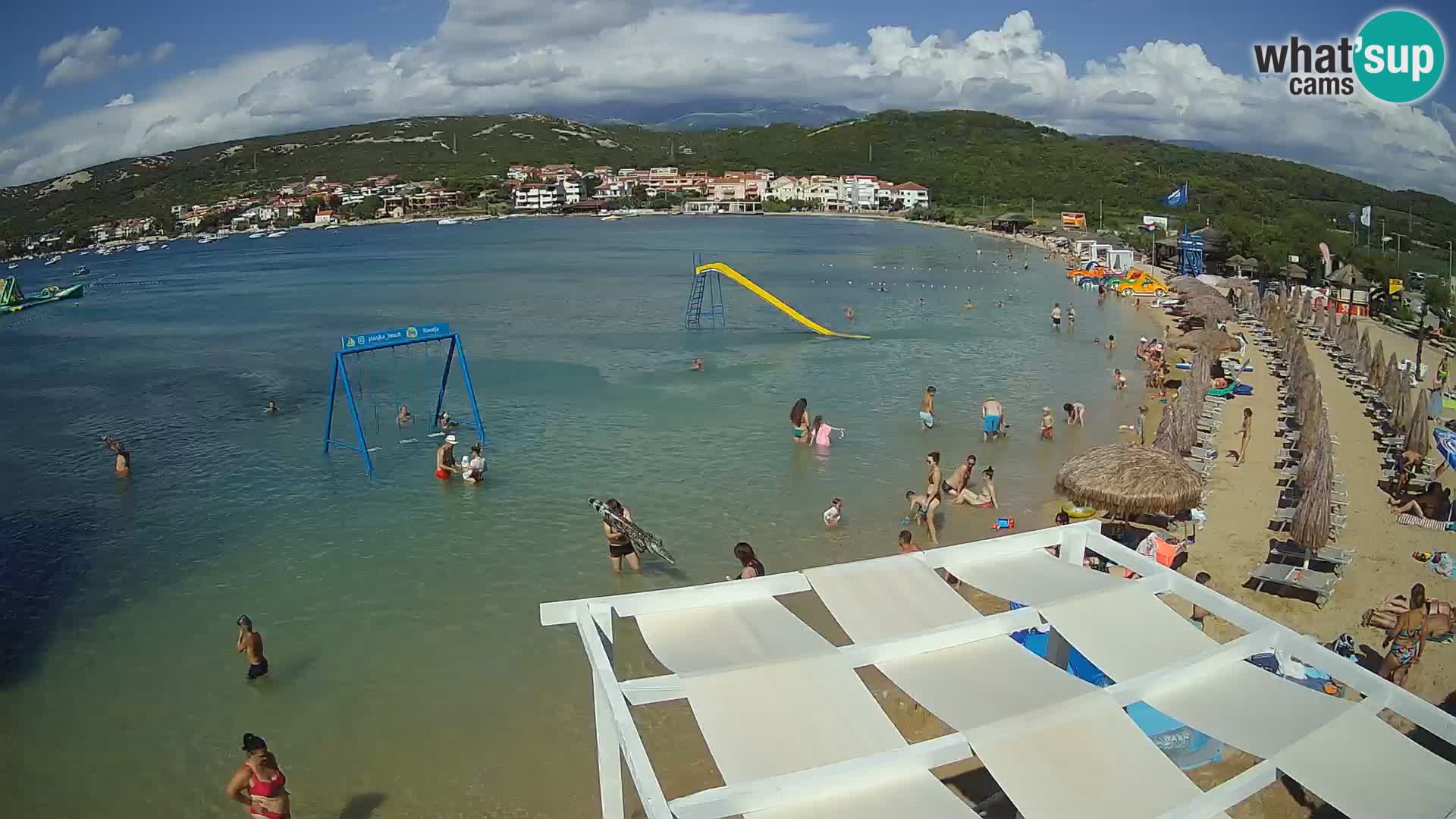 Web kamera – Plaža Planjka – otok Pag