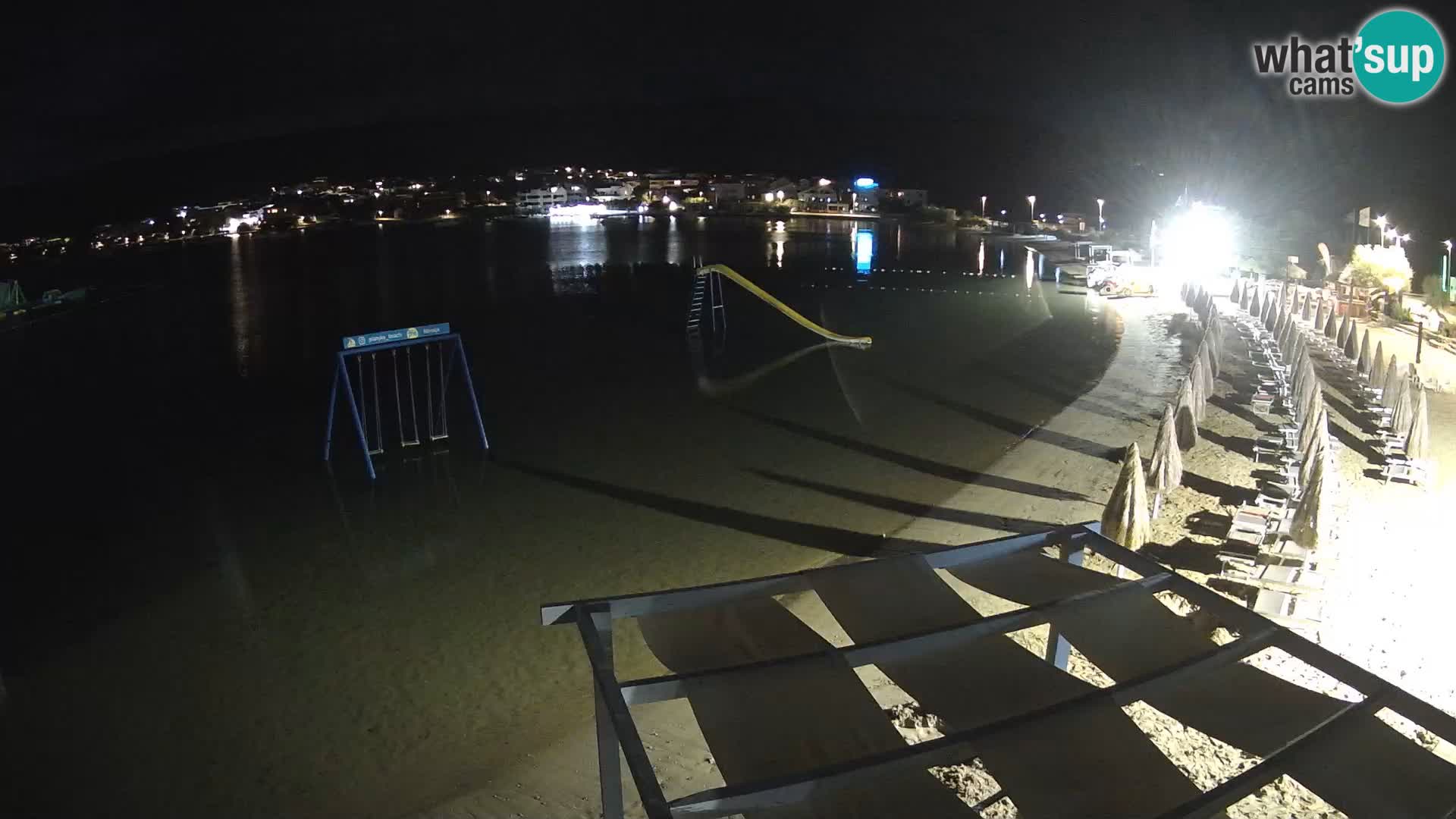 Webcam live – Planjka beach – Pag Island
