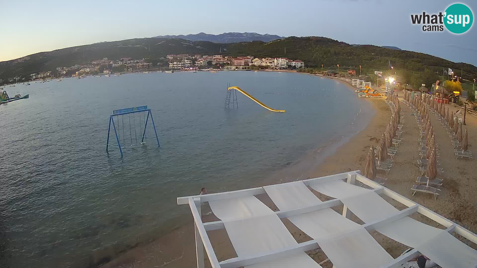 Webcam live – Planjka beach – Pag Island