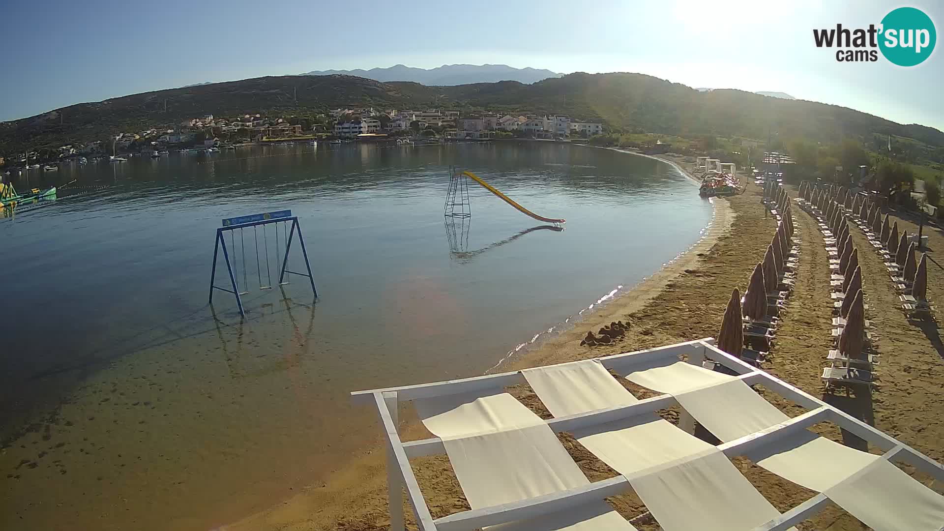 Web kamera – Plaža Planjka – otok Pag