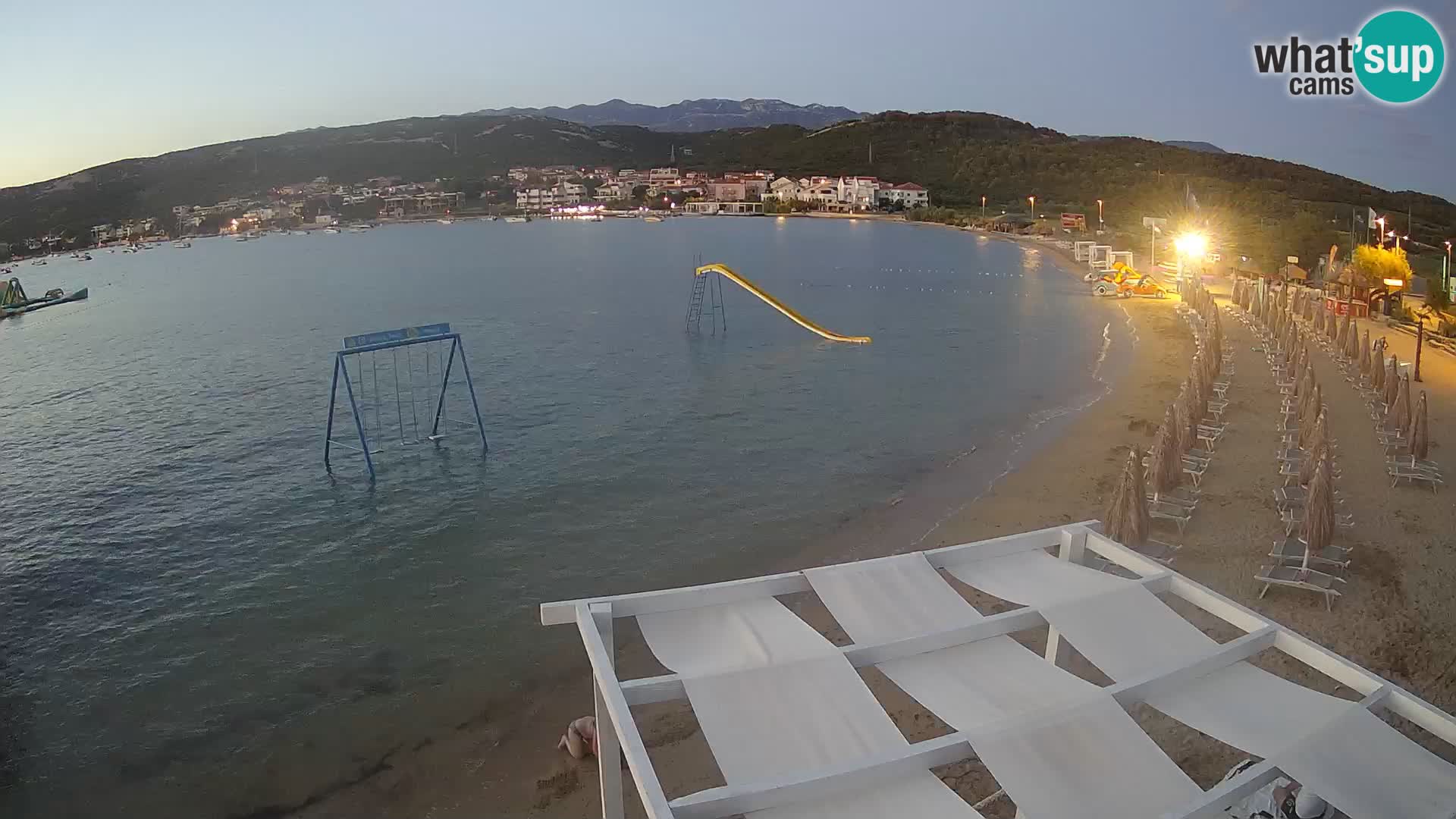 Web kamera – Plaža Planjka – otok Pag