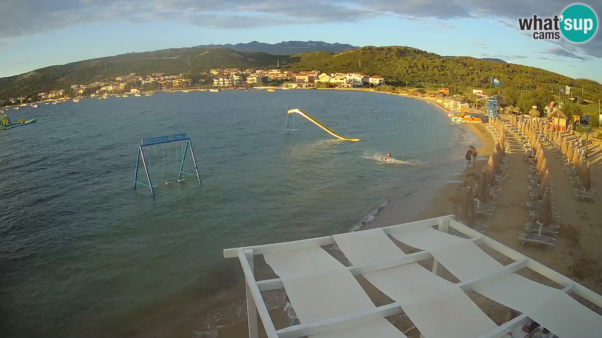 Webcam live – Planjka beach – Pag Island