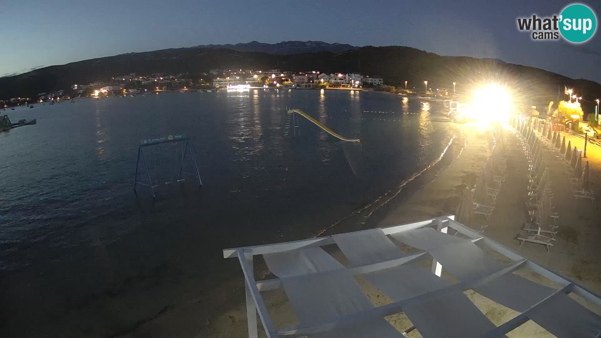 Web kamera – Plaža Planjka – otok Pag