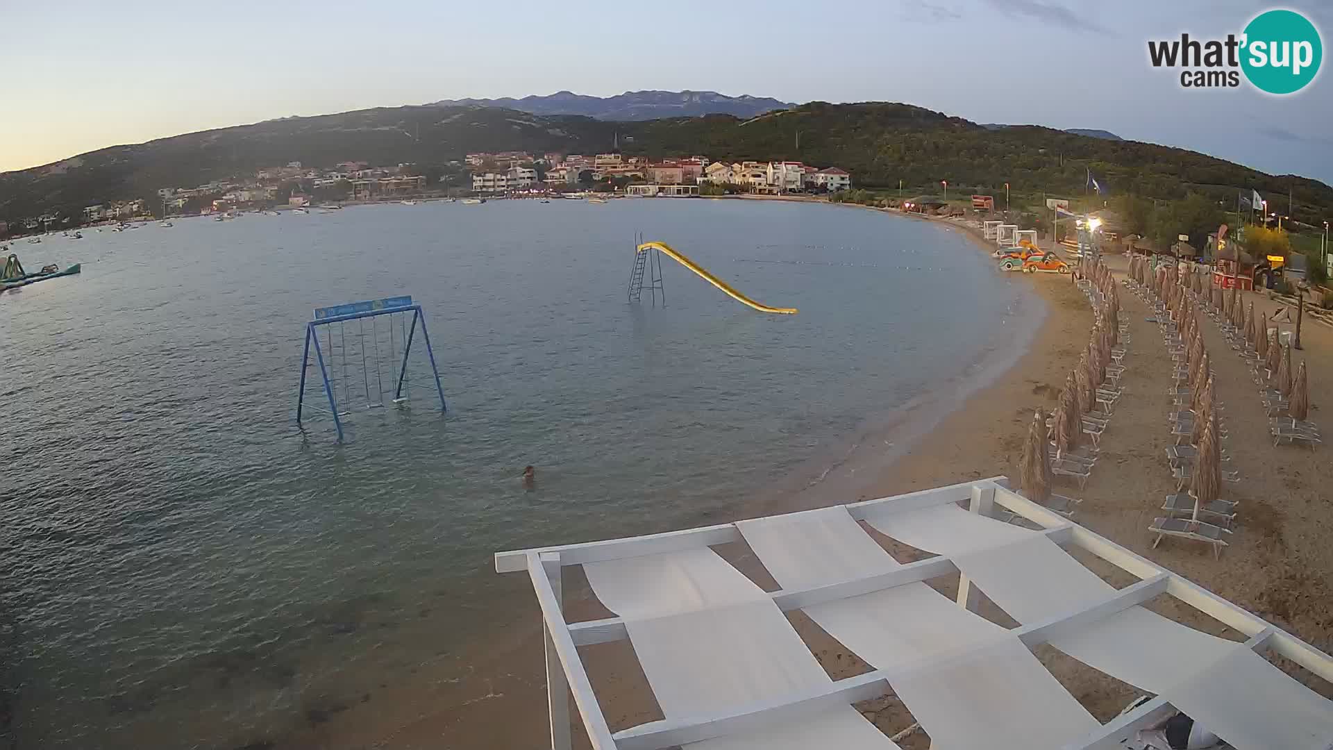 Web kamera – Plaža Planjka – otok Pag