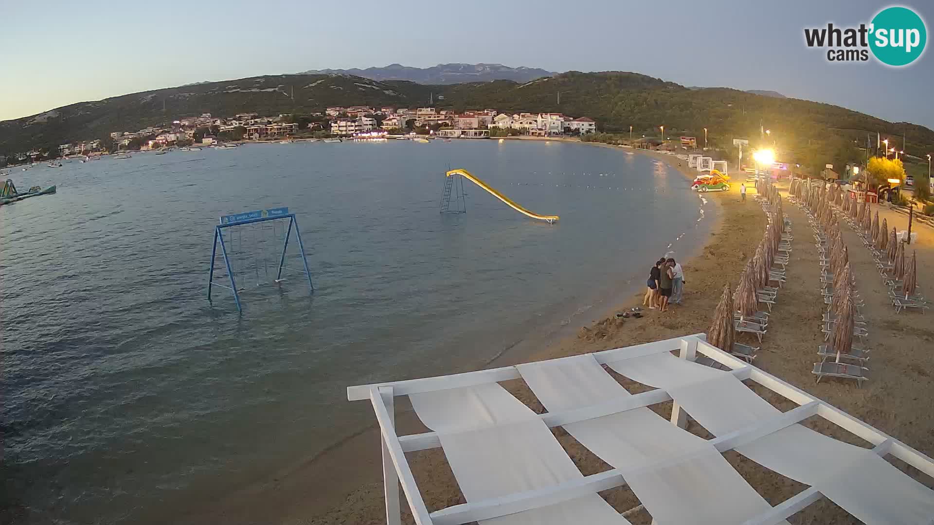 Kamera v zivo – Plaža Planjka – otok Pag