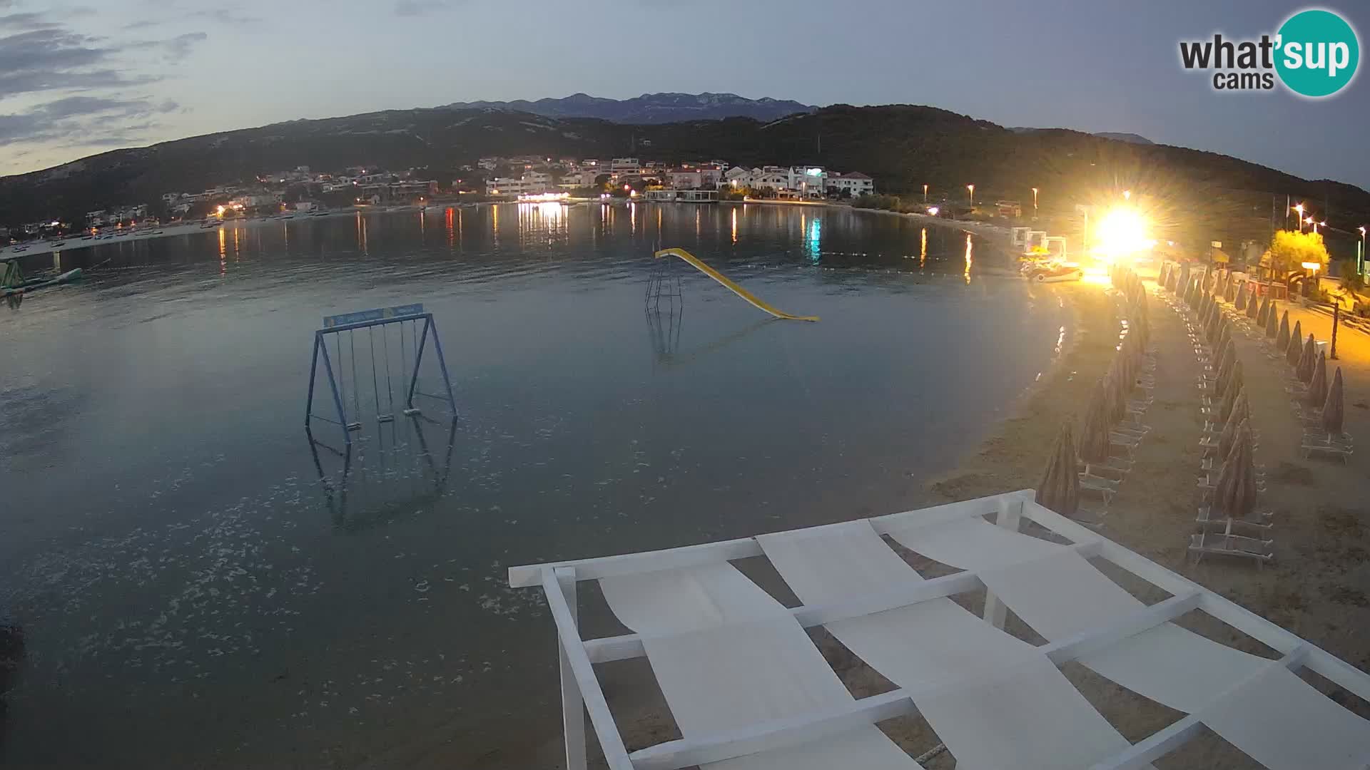 Kamera v zivo – Plaža Planjka – otok Pag