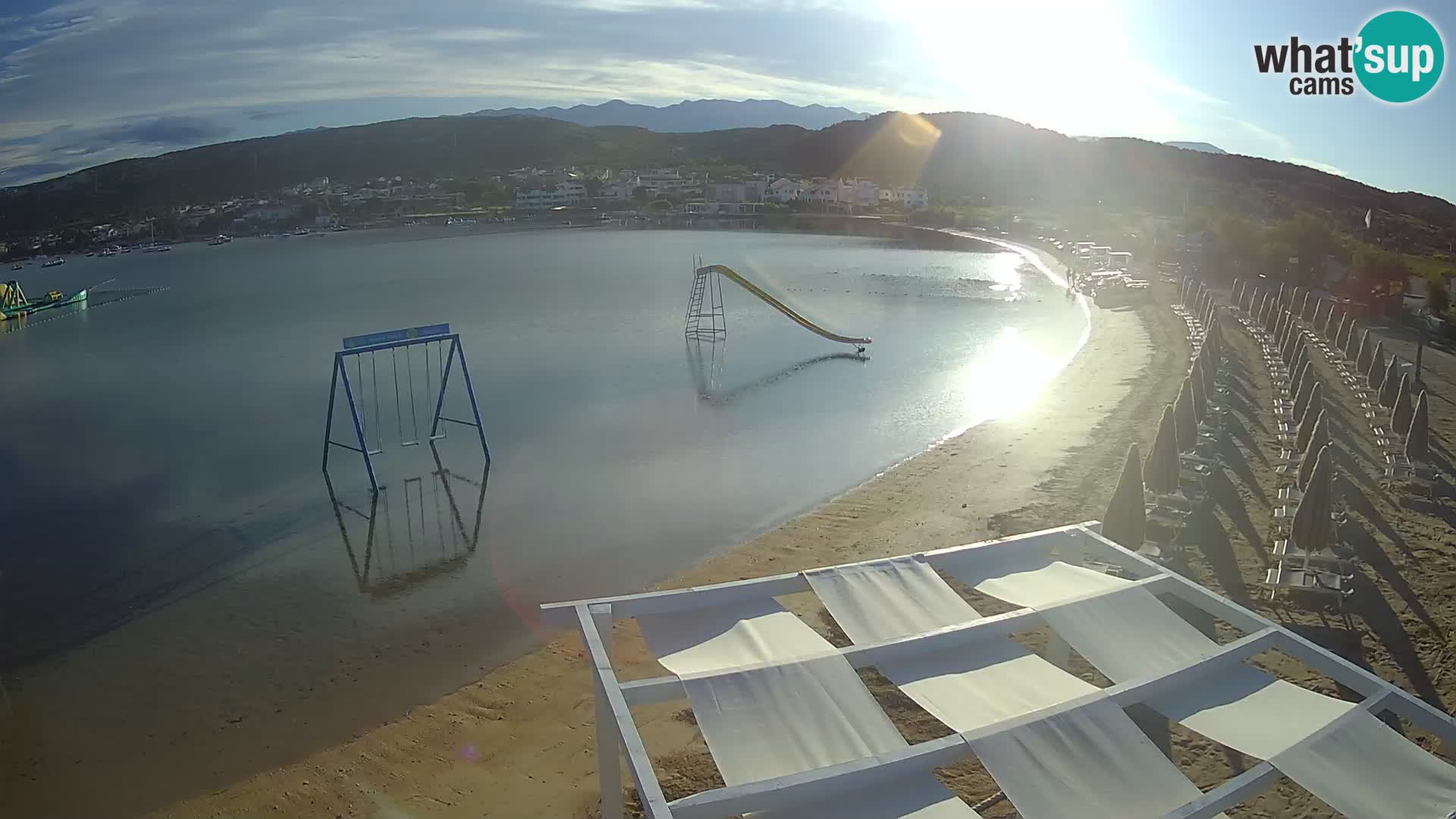 Web kamera – Plaža Planjka – otok Pag