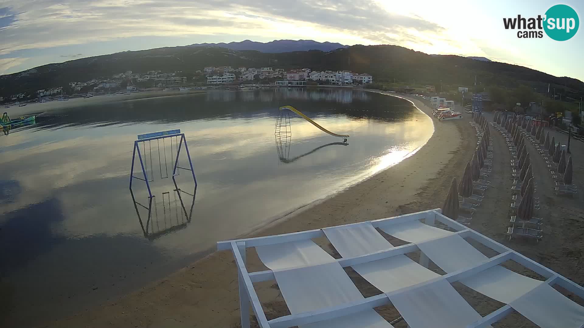 Kamera v zivo – Plaža Planjka – otok Pag