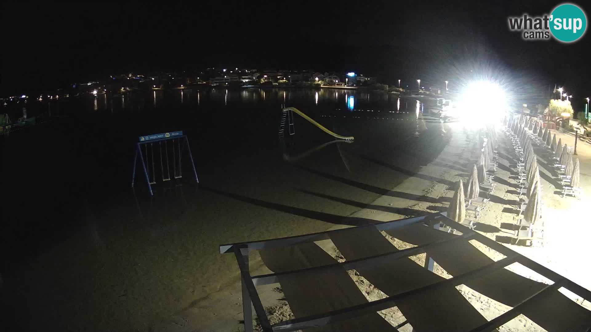 Webcam live – Playa Planjka – Pag