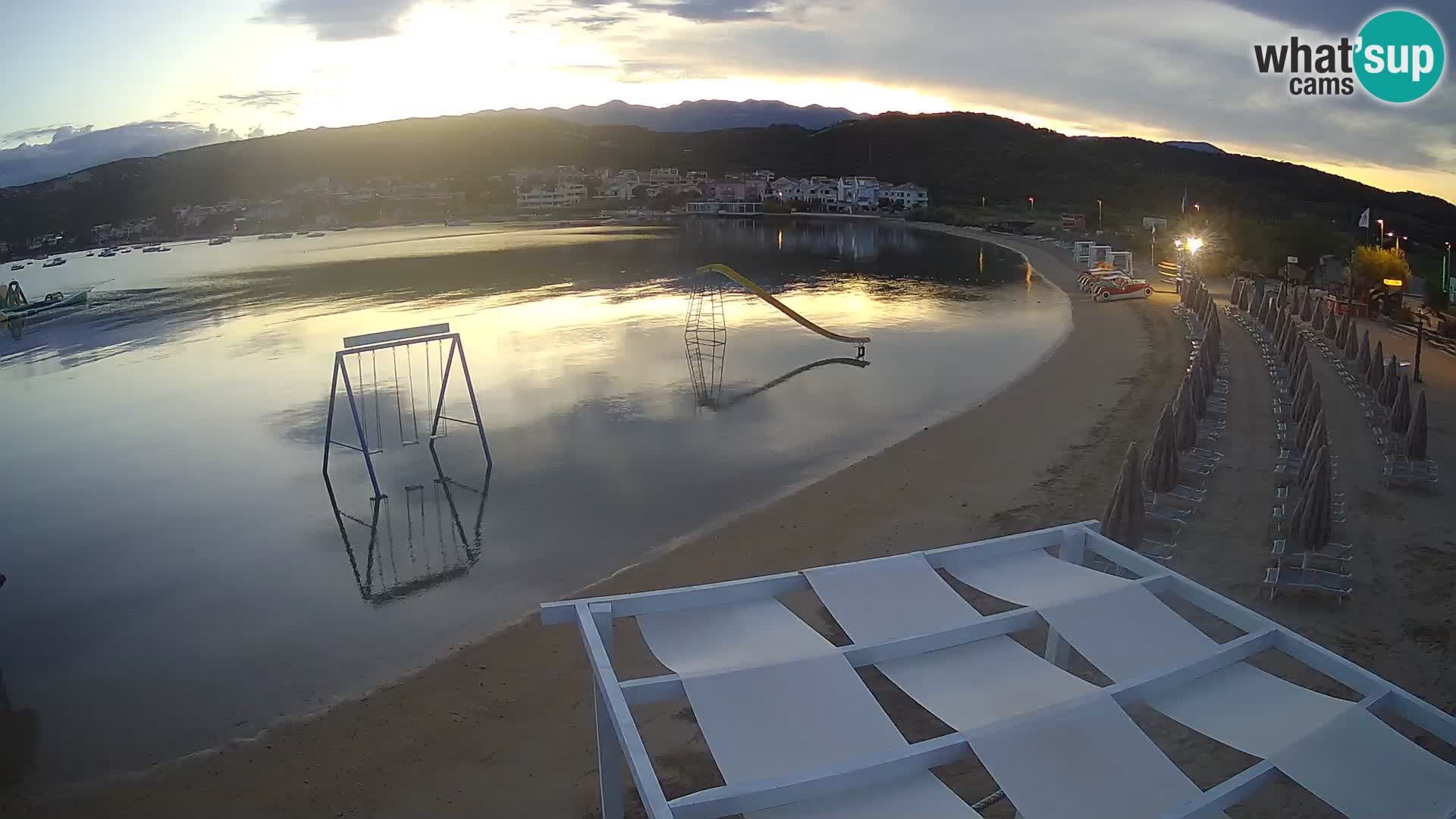 Kamera v zivo – Plaža Planjka – otok Pag