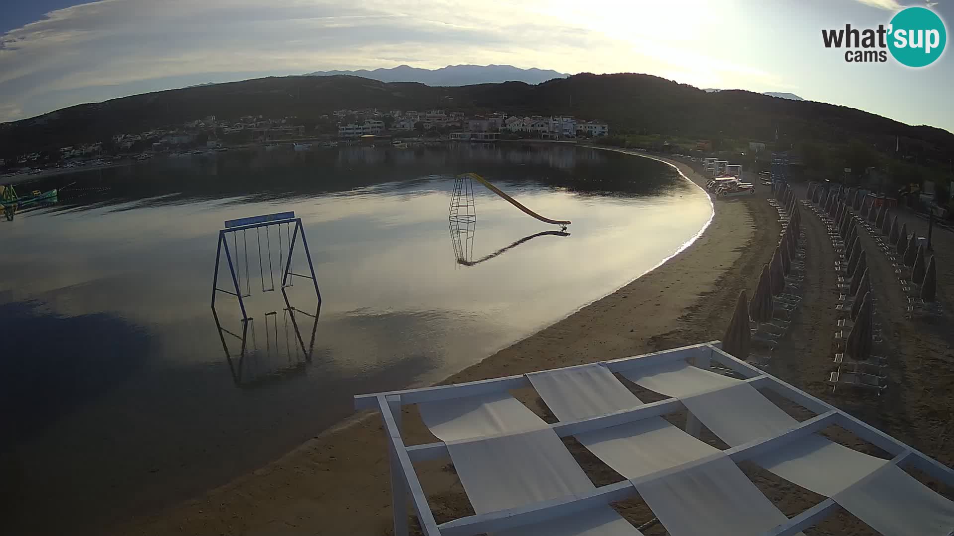 Web kamera – Plaža Planjka – otok Pag