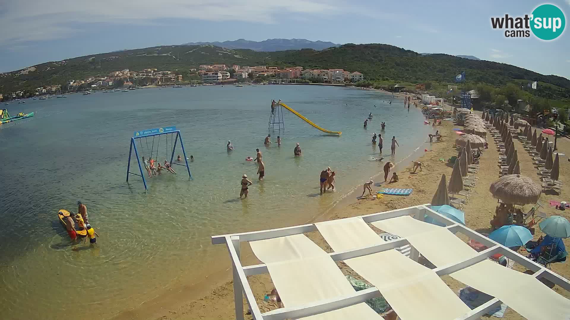 Webcam live – Playa Planjka – Pag