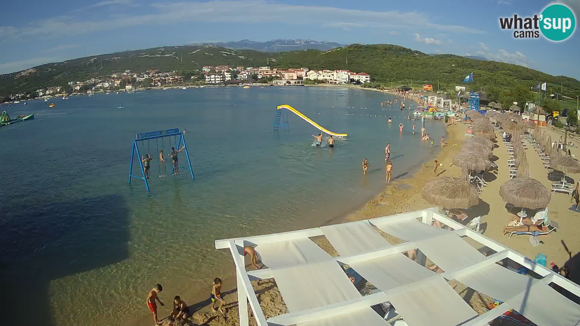 Webcam live – Planjka beach – Pag Island