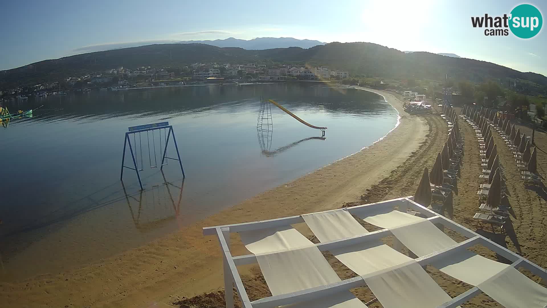 Web kamera – Plaža Planjka – otok Pag