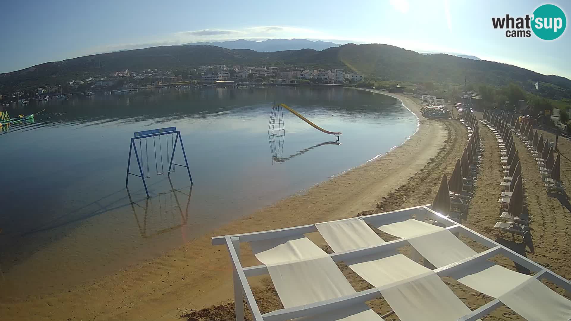 Kamera v zivo – Plaža Planjka – otok Pag