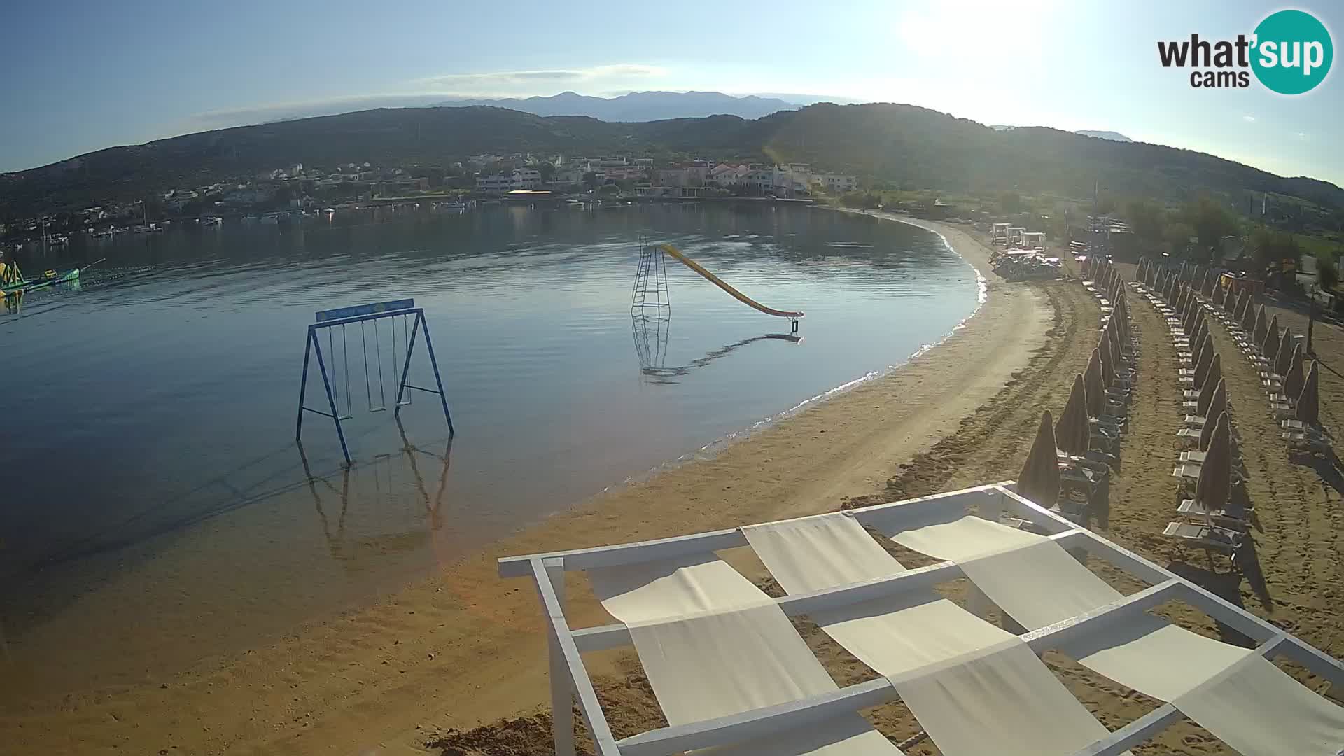 Kamera v zivo – Plaža Planjka – otok Pag