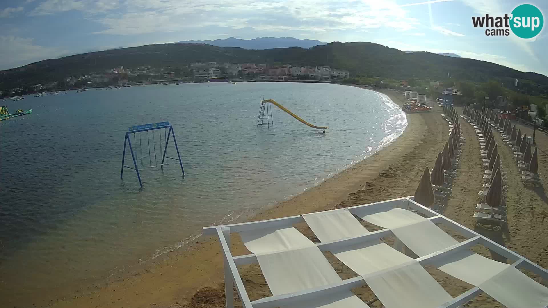 Webcam live – Planjka beach – Pag Island