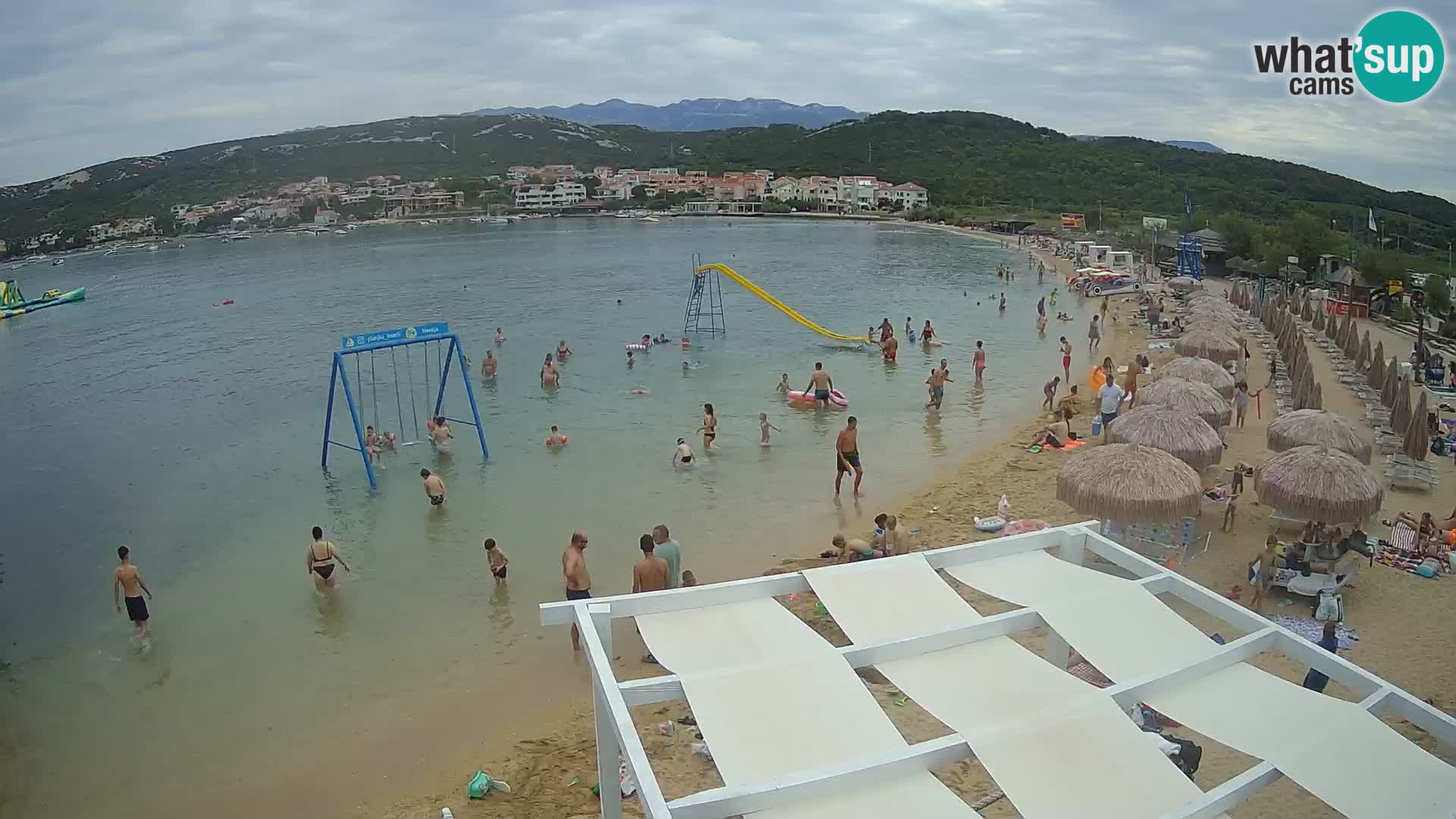 Kamera v zivo – Plaža Planjka – otok Pag