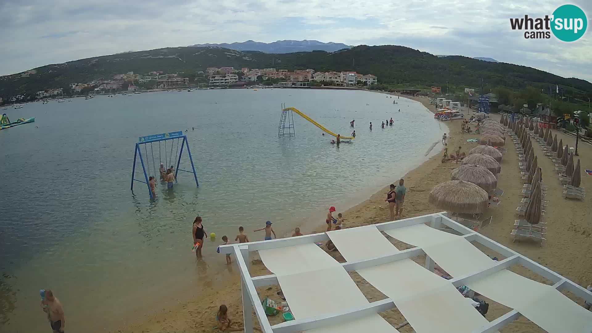 Webcam live – Planjka beach – Pag Island