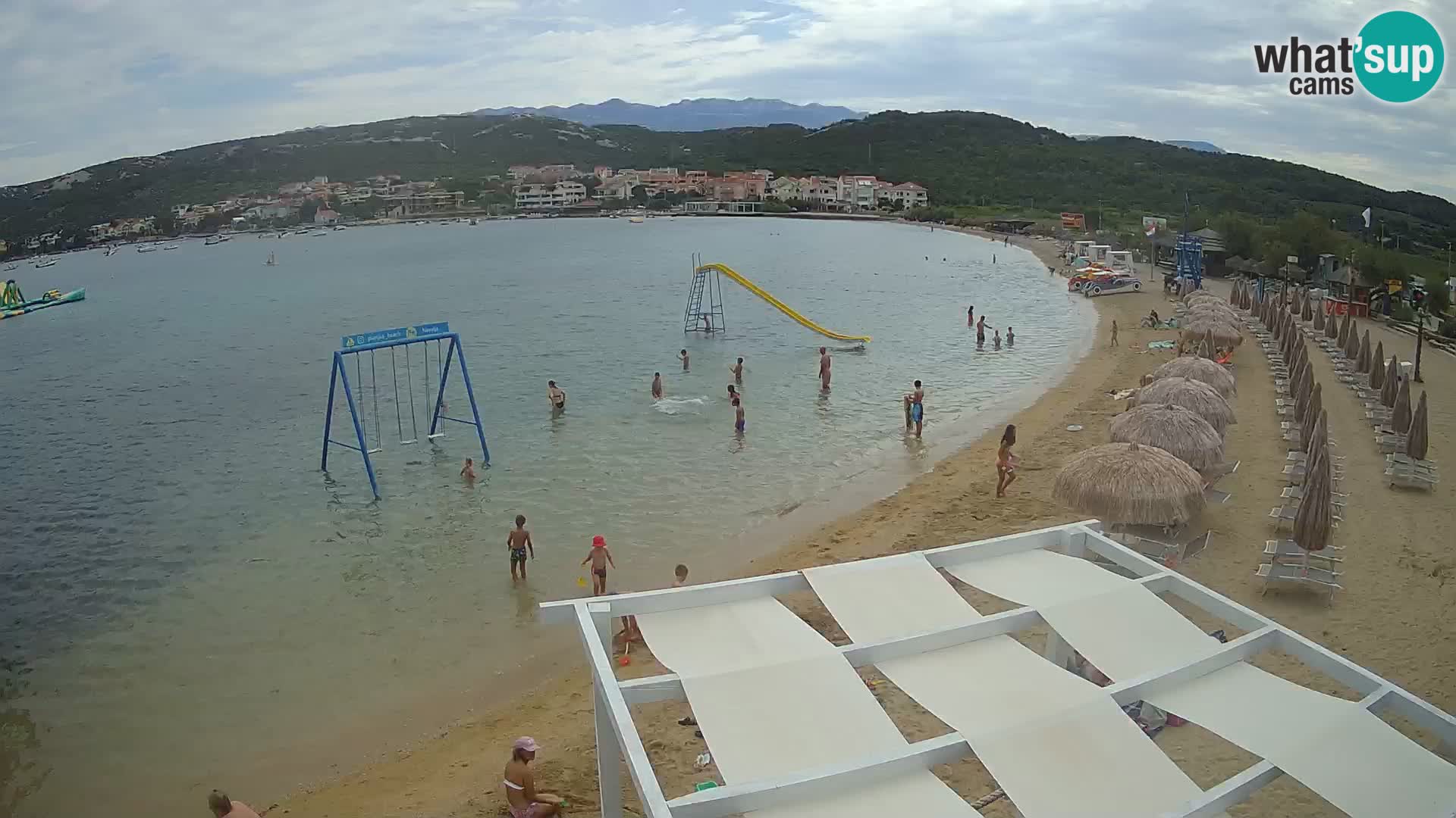 Webcam live – Planjka beach – Pag Island