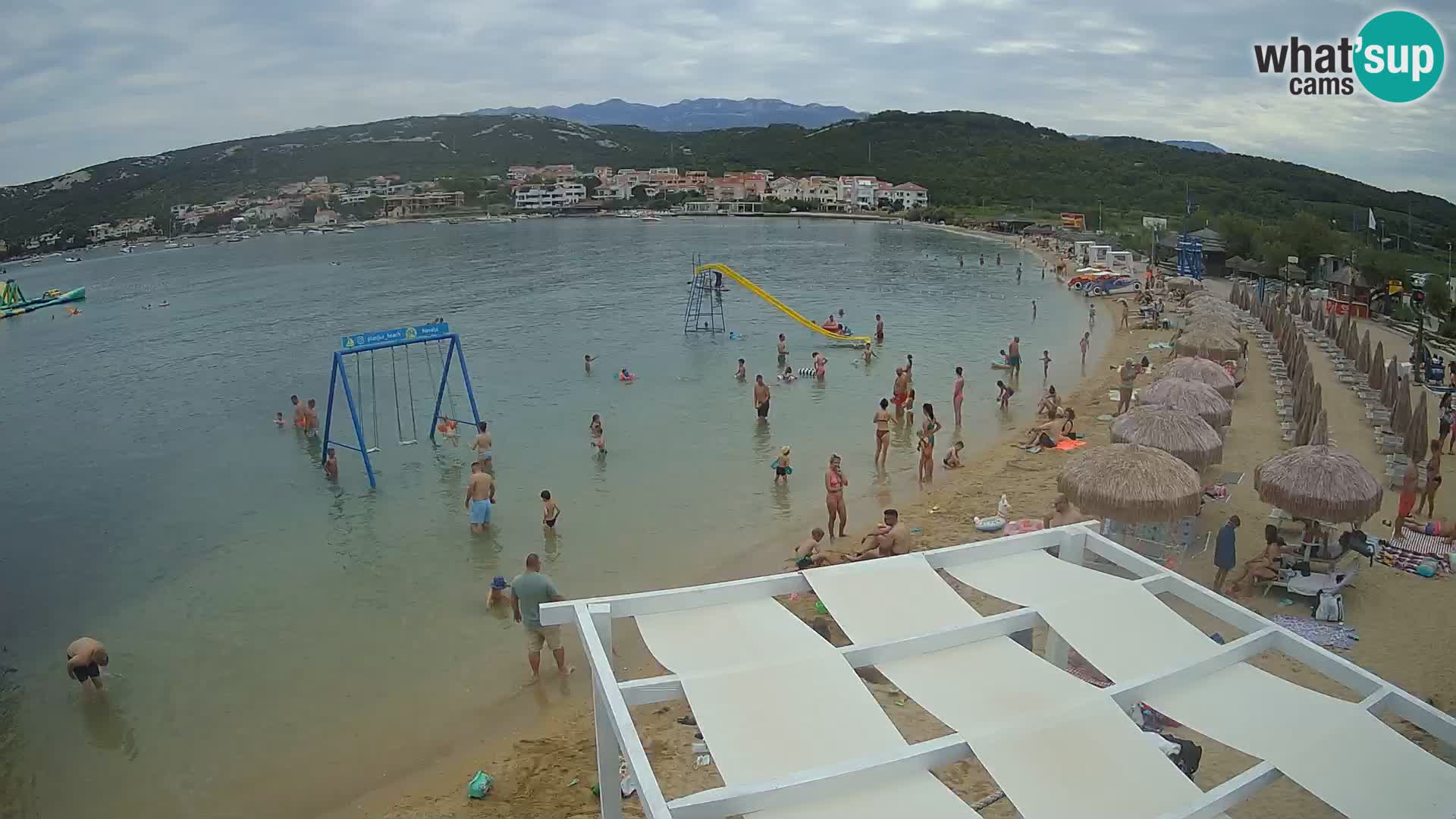 Web kamera – Plaža Planjka – otok Pag