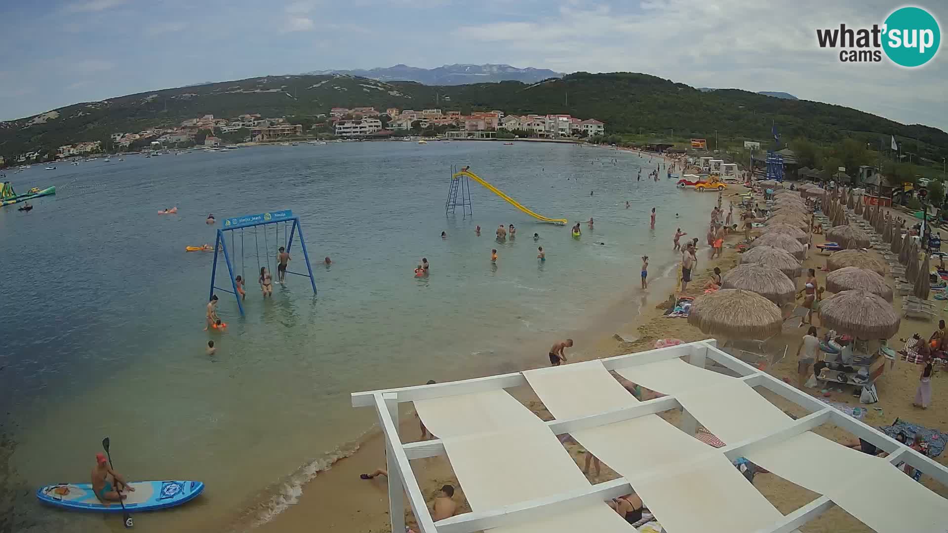 Web kamera – Plaža Planjka – otok Pag