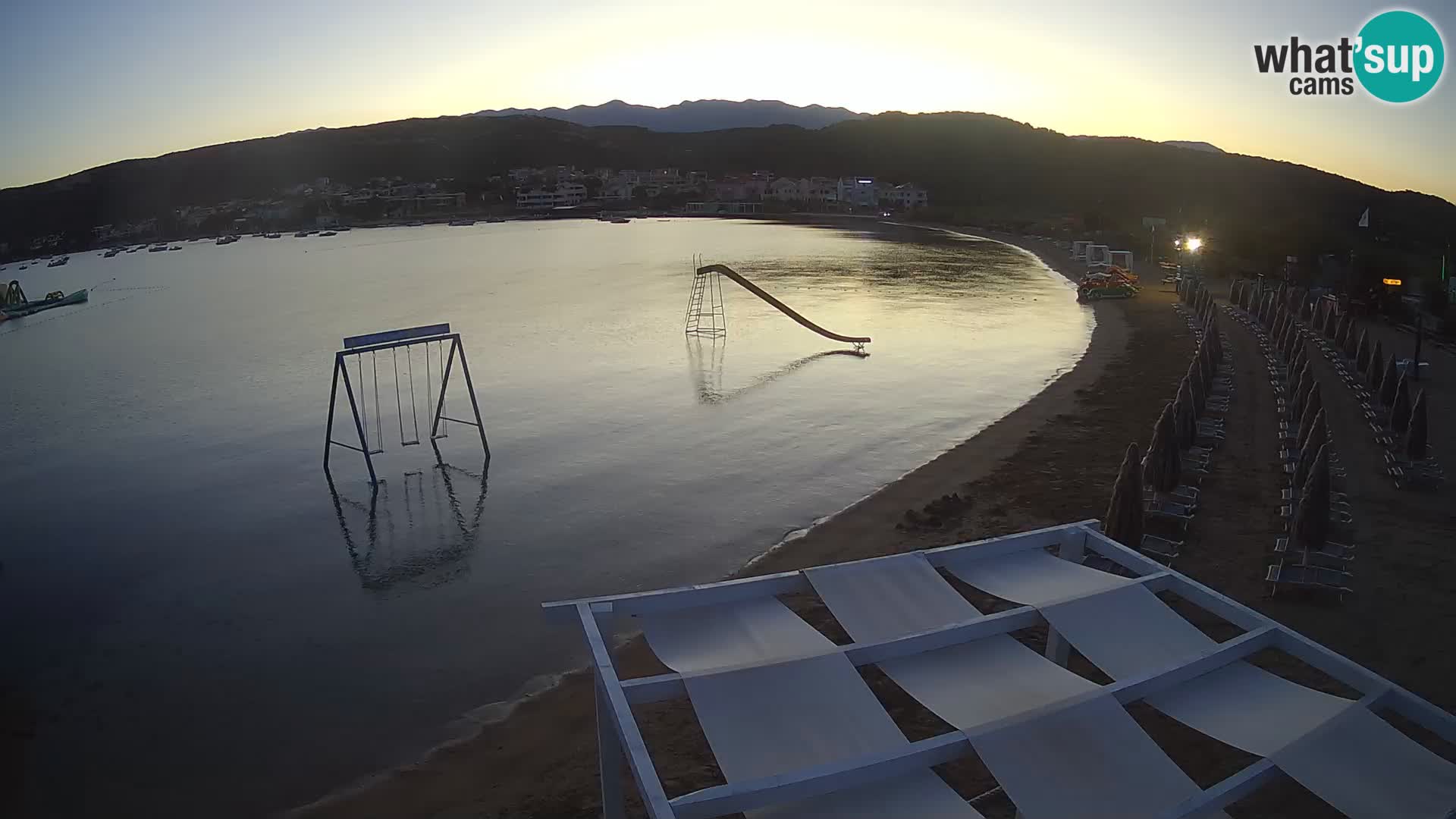 Webcam live – Planjka beach – Pag Island
