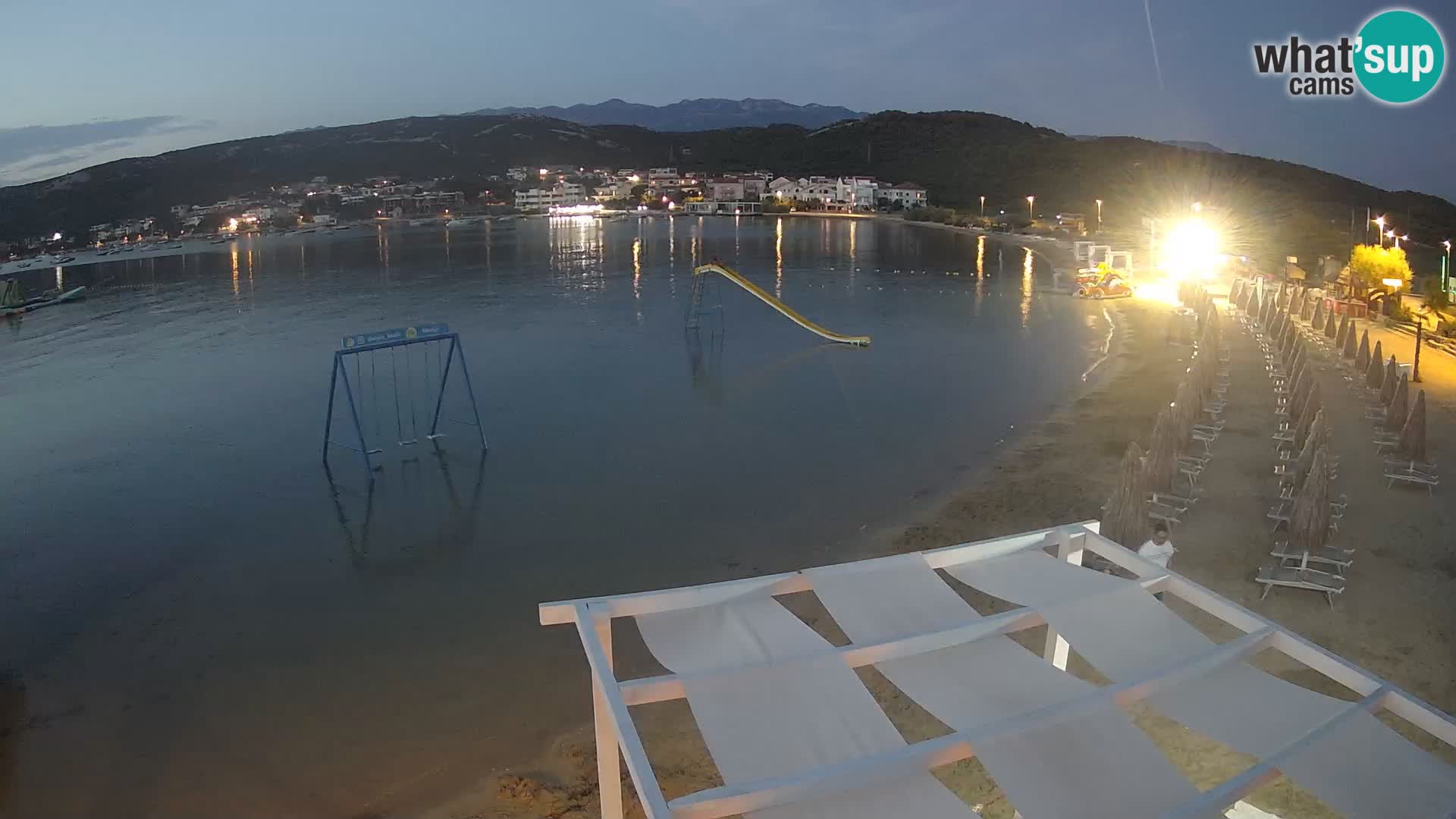 Web kamera – Plaža Planjka – otok Pag