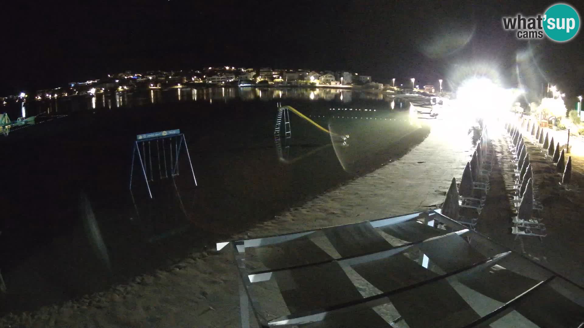 Webcam live – Planjka beach – Pag Island
