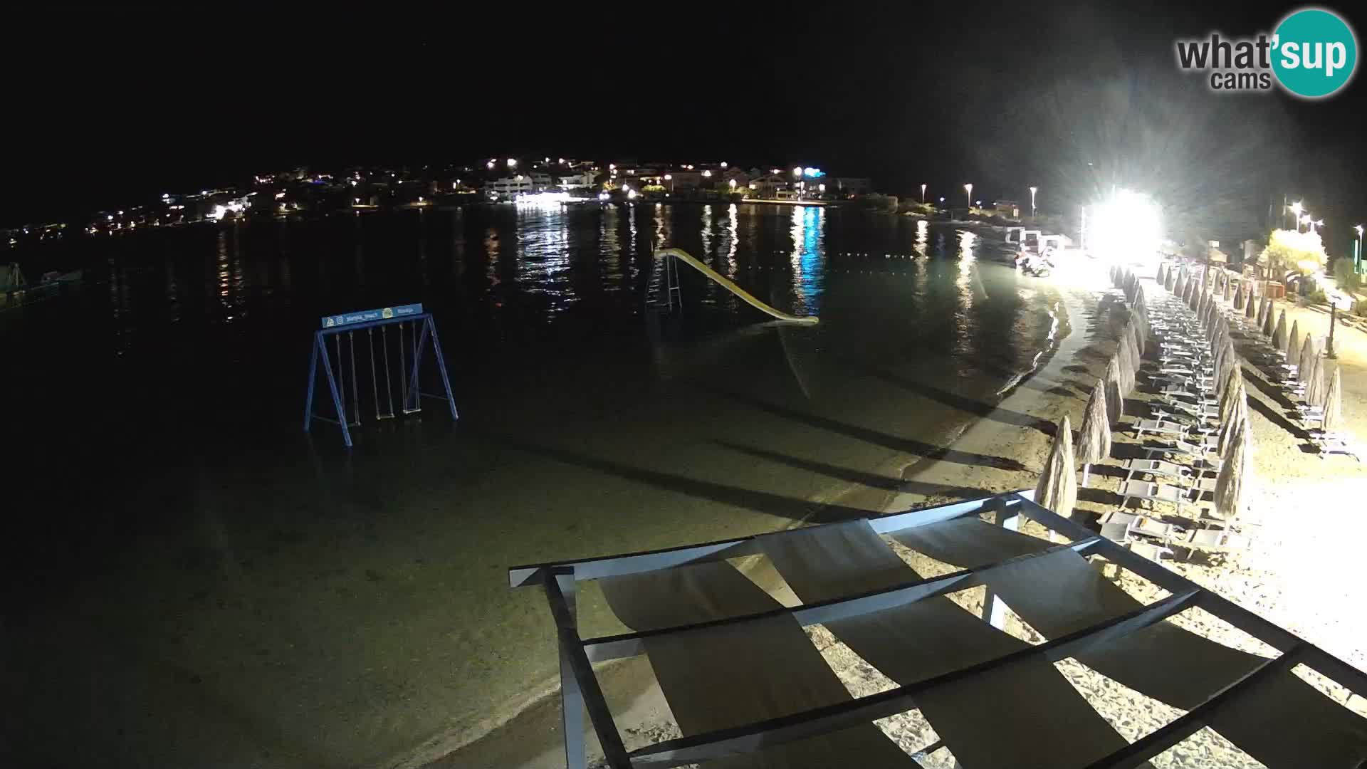 Webcam live – Planjka beach – Pag Island