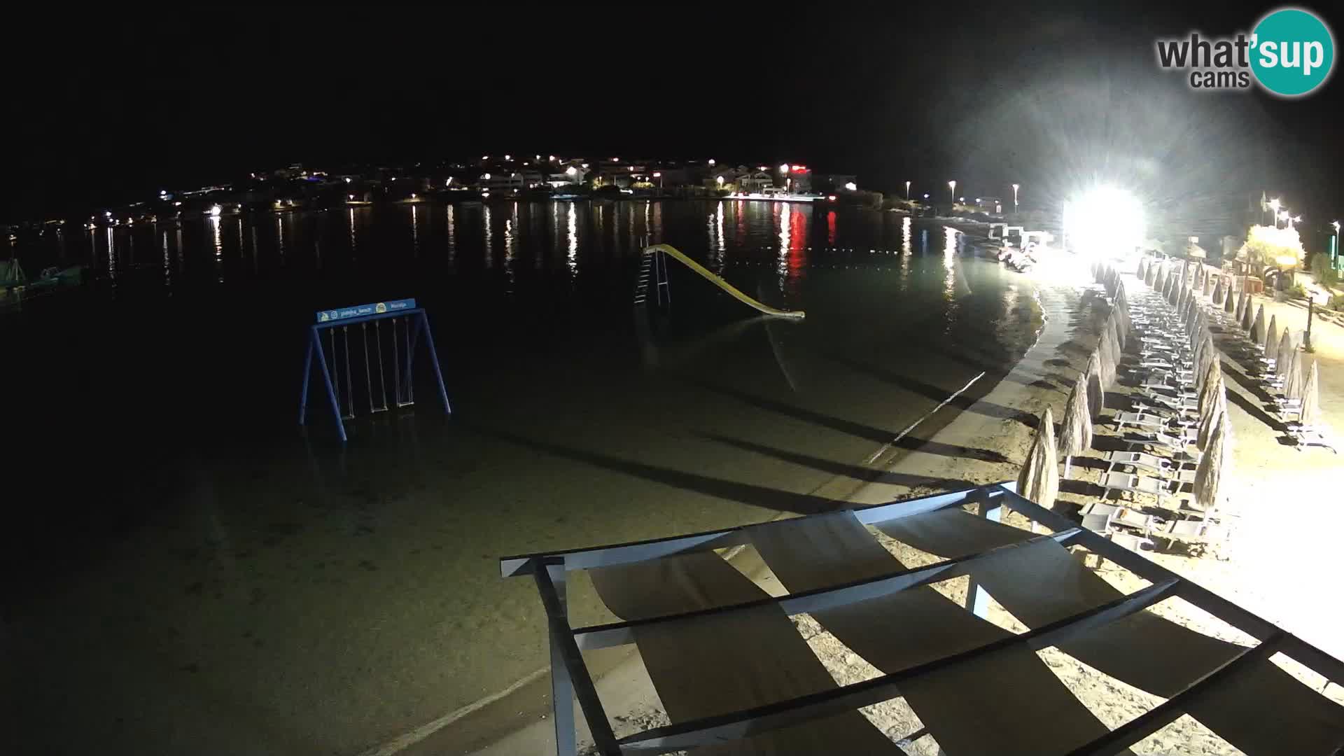 Webcam live – Planjka beach – Pag Island