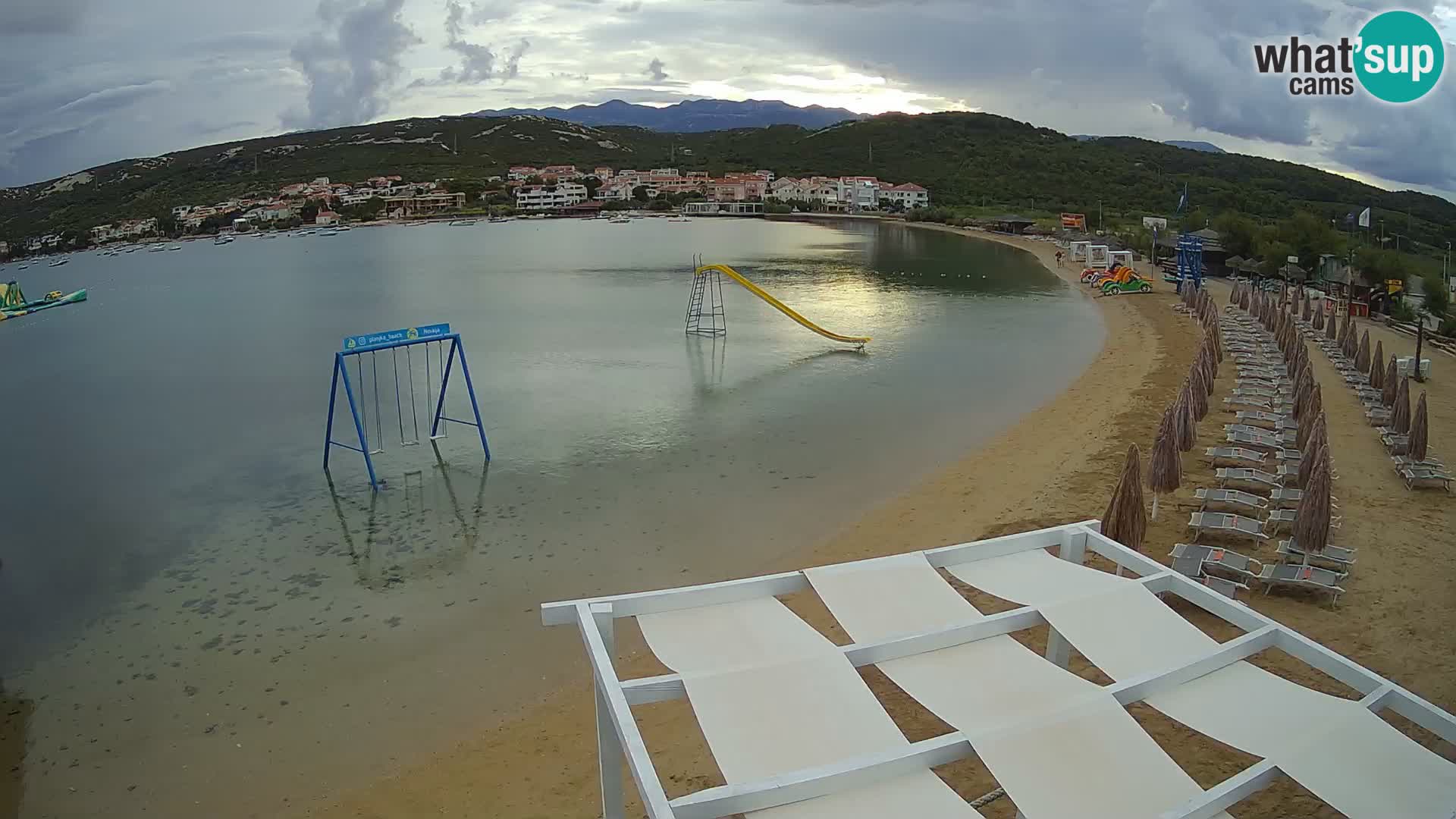 Webcam live – Planjka beach – Pag Island
