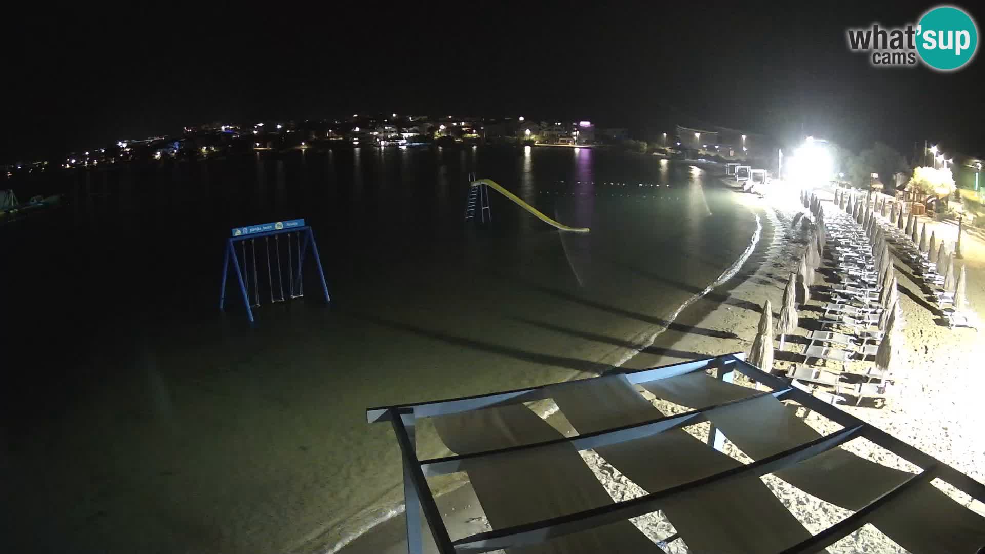 Webcam Live – Spiaggia Planjka isola di Pag