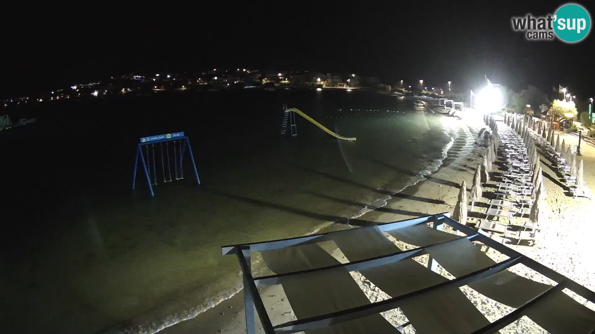 Webcam live – Planjka beach – Pag Island