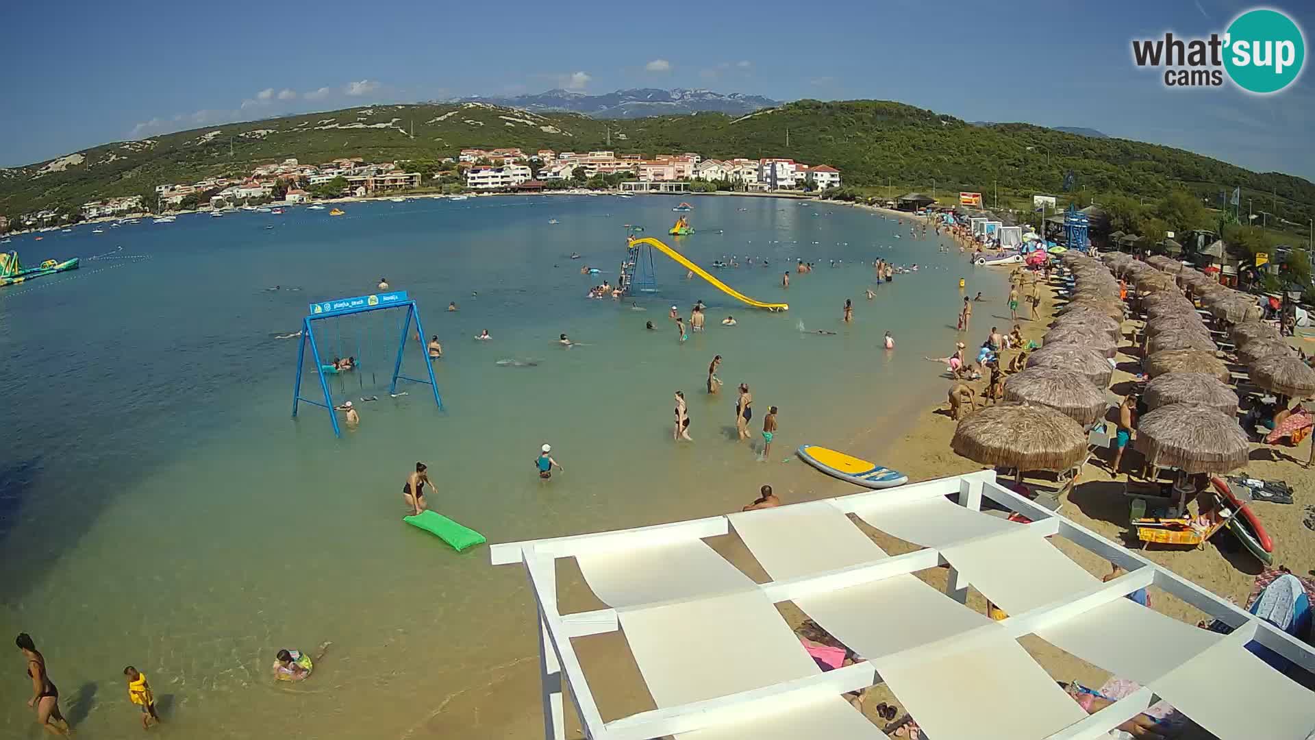 Web kamera – Plaža Planjka – otok Pag