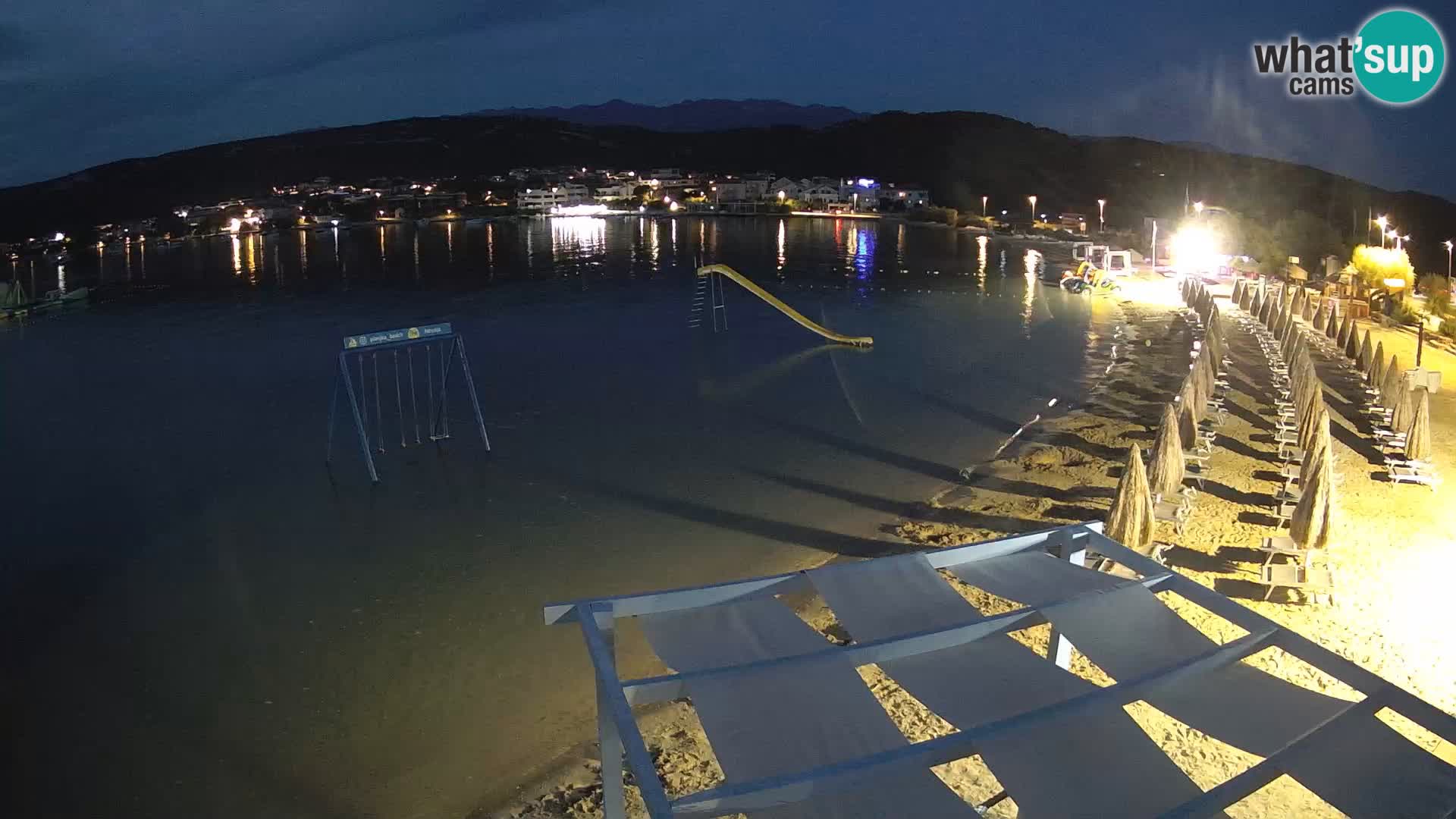 Kamera v zivo – Plaža Planjka – otok Pag