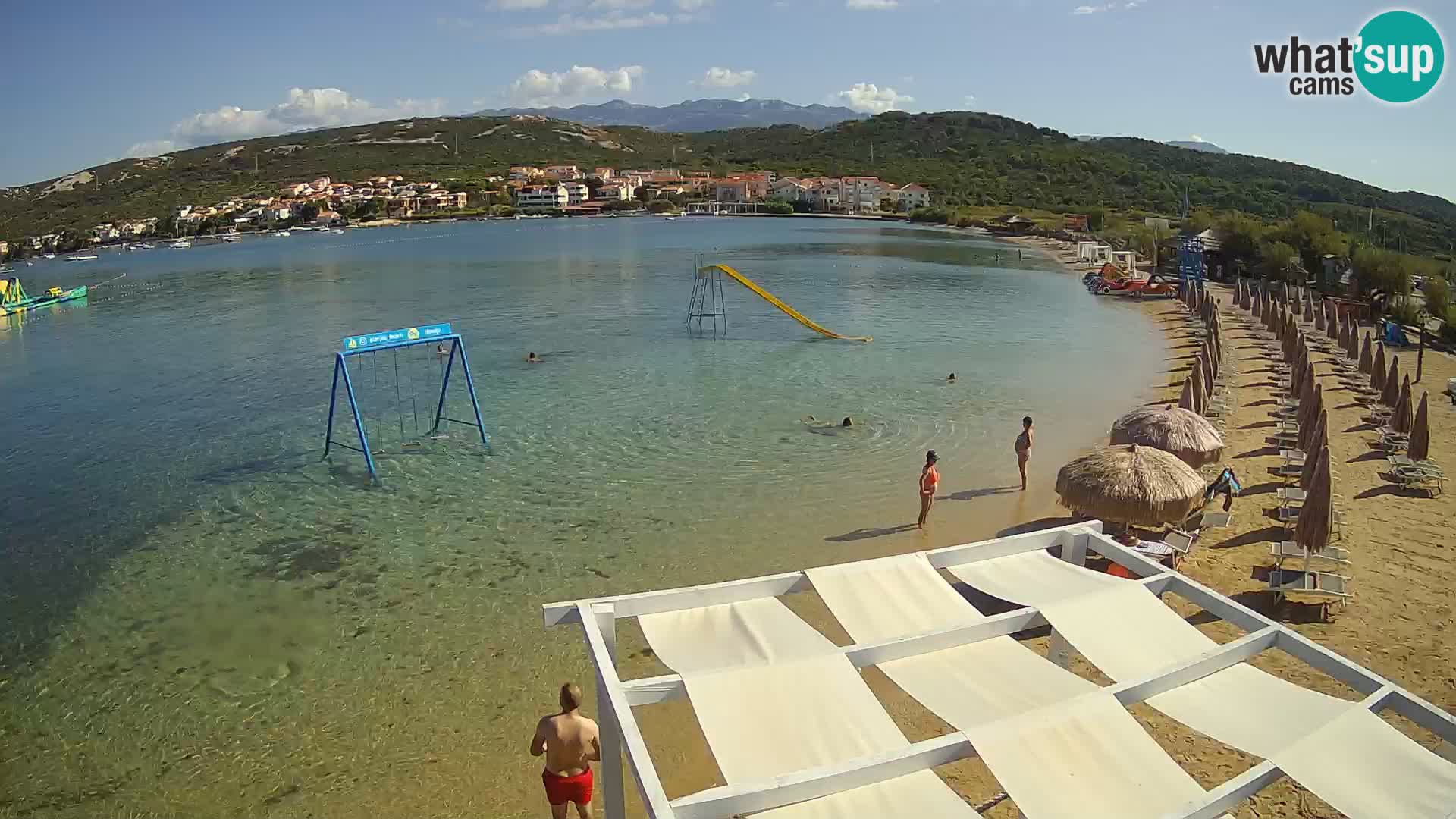 Webcam live – Playa Planjka – Pag