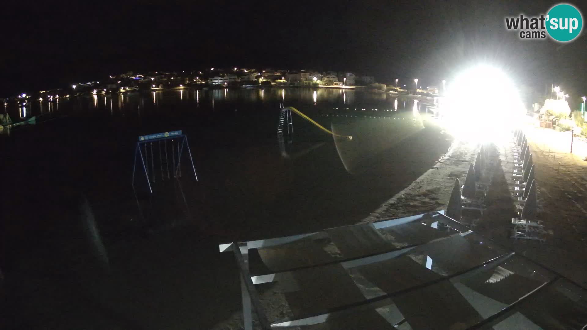 Webcam live – Planjka beach – Pag Island
