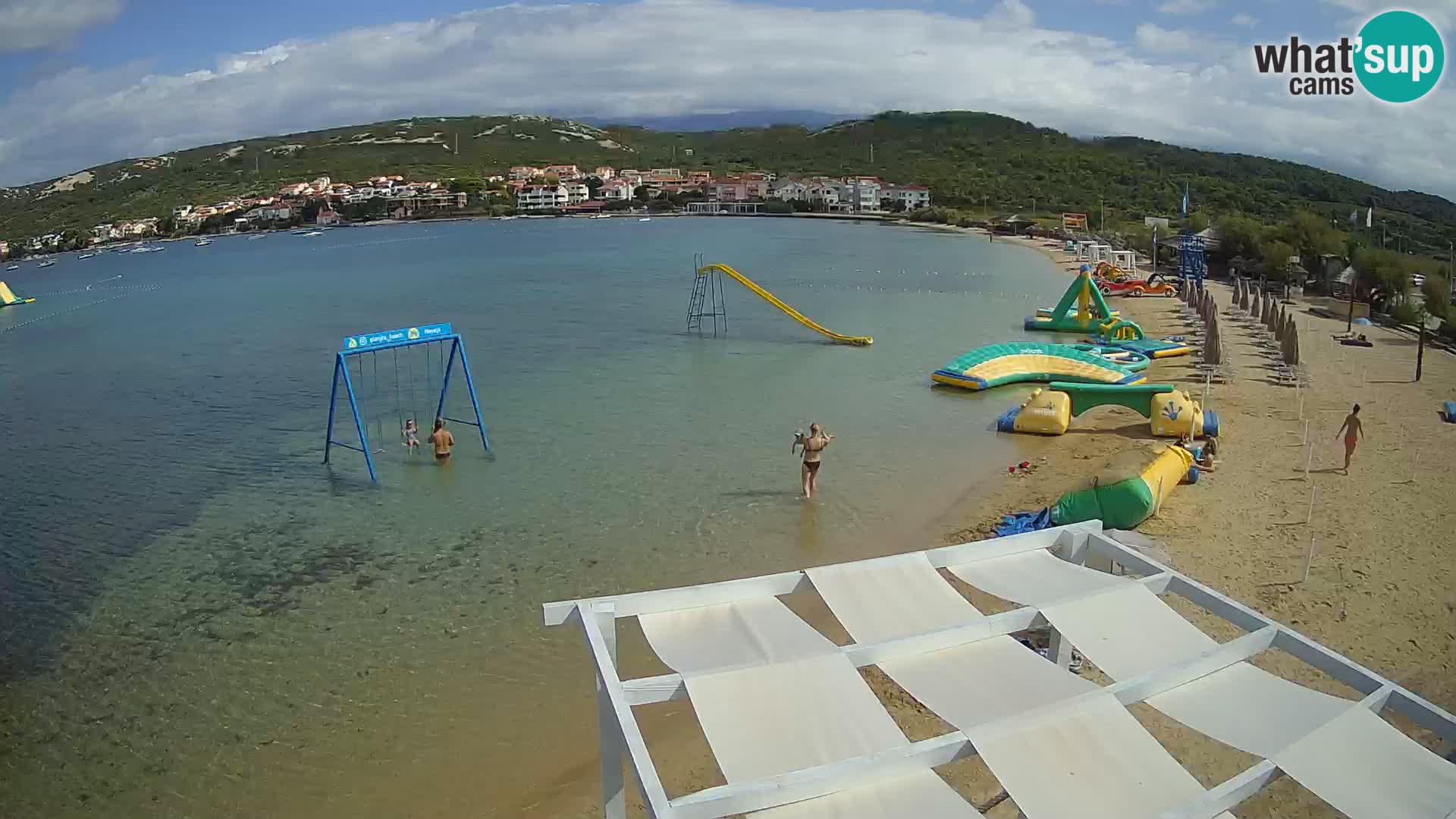 Kamera v zivo – Plaža Planjka – otok Pag