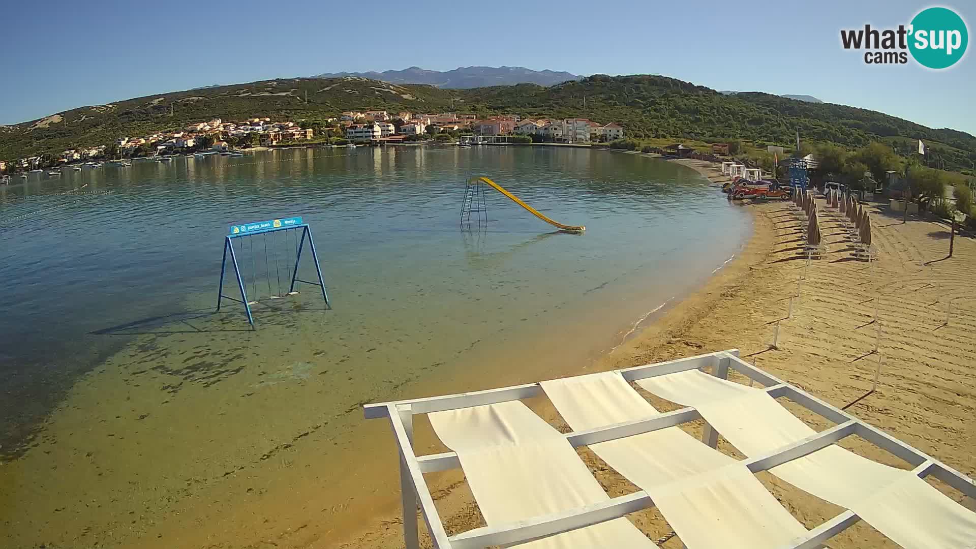 Webcam live – Strand Planjka – Pag