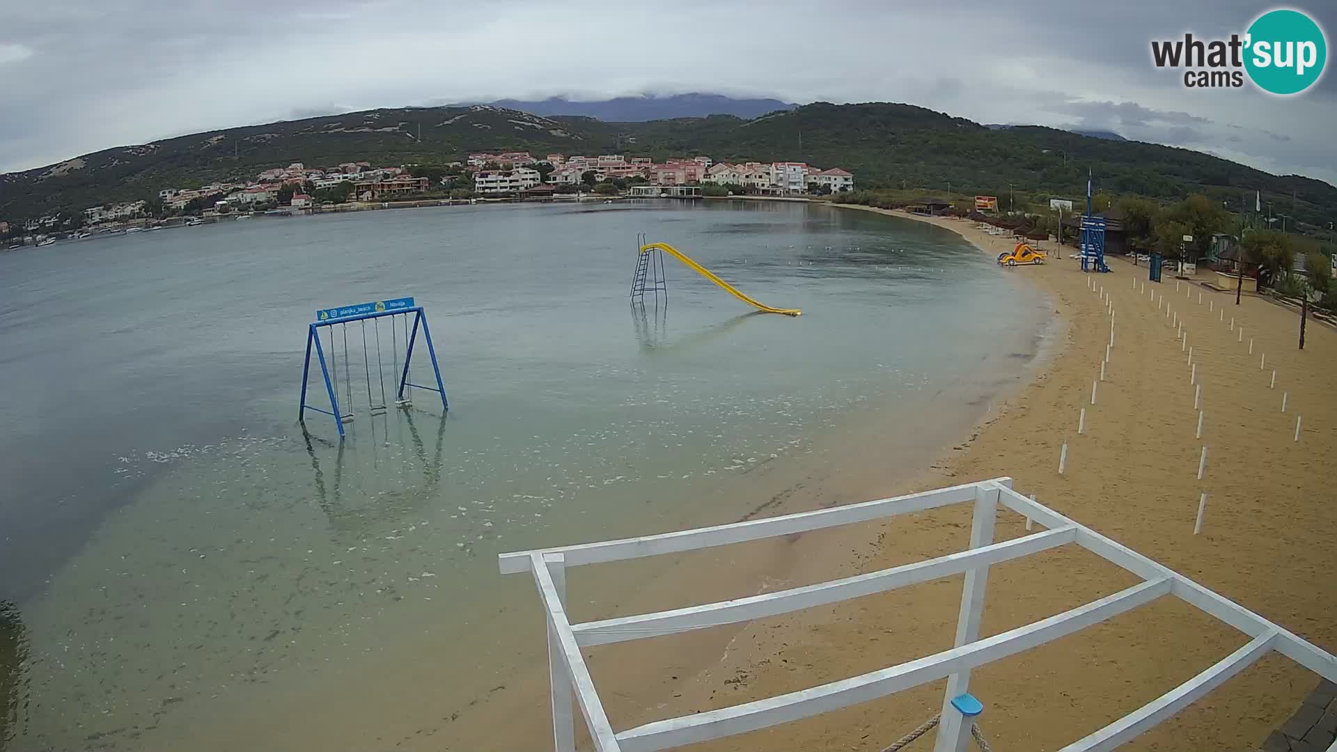 Webcam live – Planjka beach – Pag Island