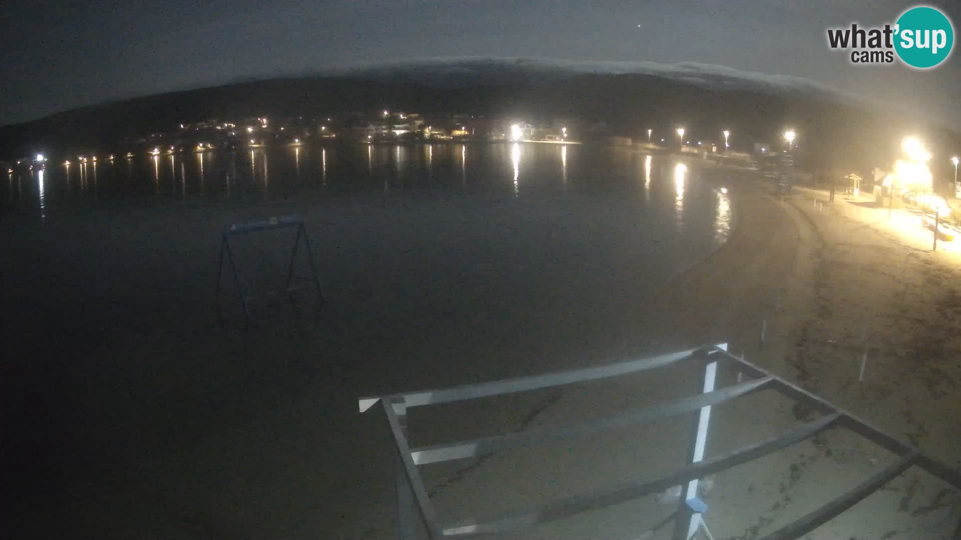 Kamera v zivo – Plaža Planjka – otok Pag