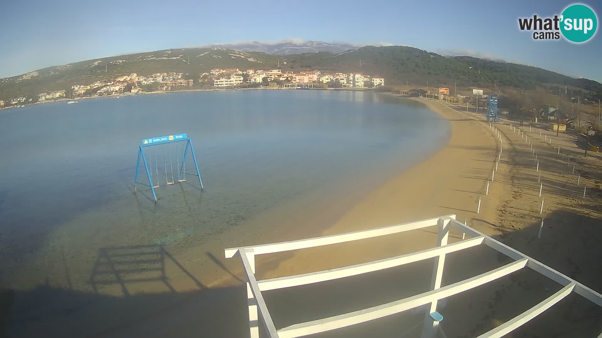 Web kamera – Plaža Planjka – otok Pag