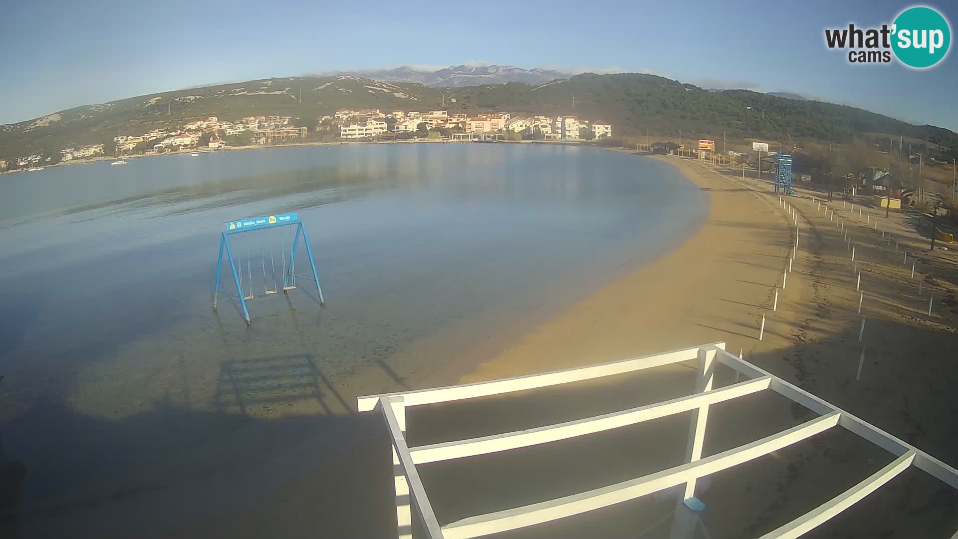 Kamera v zivo – Plaža Planjka – otok Pag