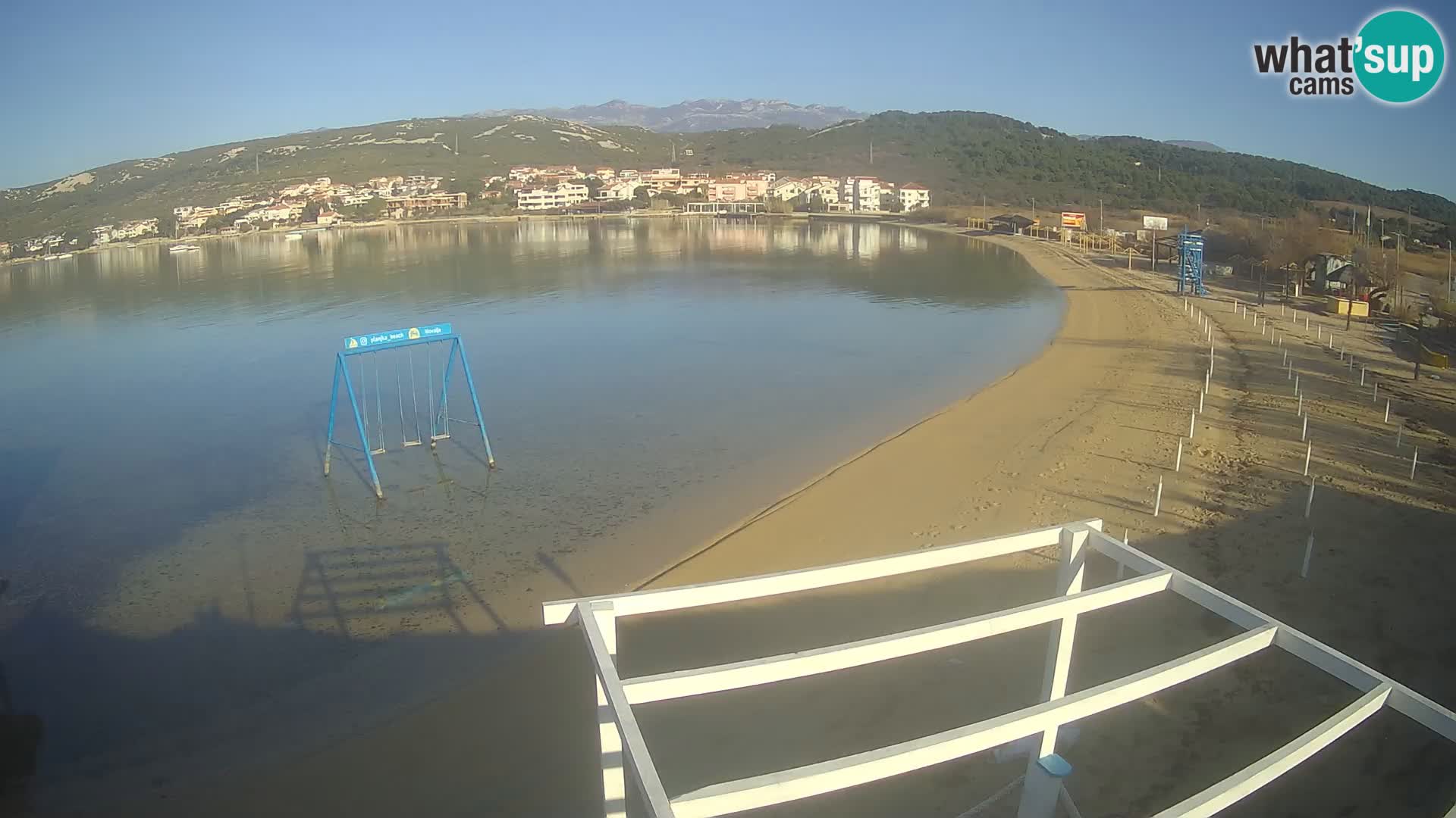 Webcam live – Planjka beach – Pag Island