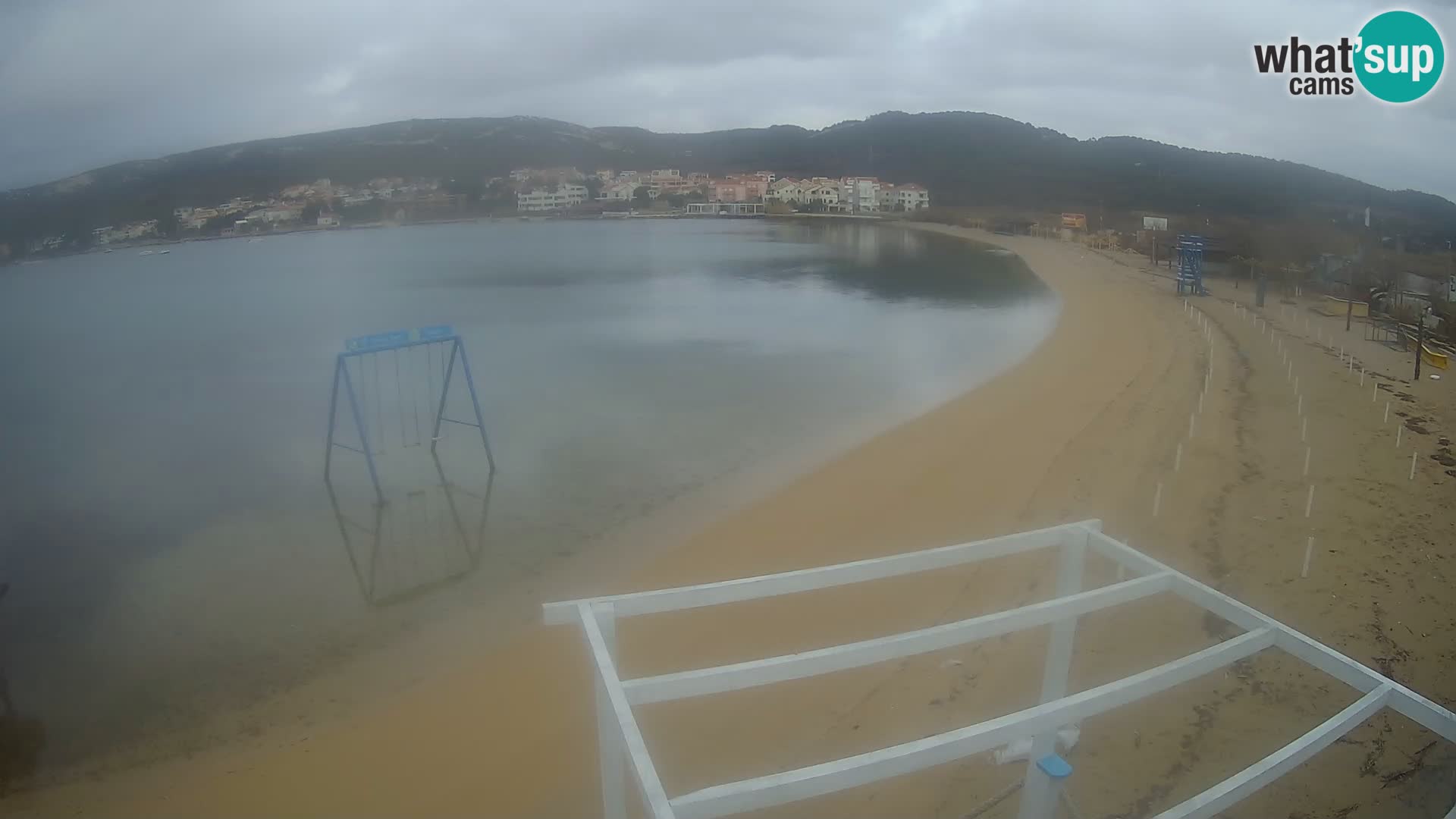 Kamera v zivo – Plaža Planjka – otok Pag