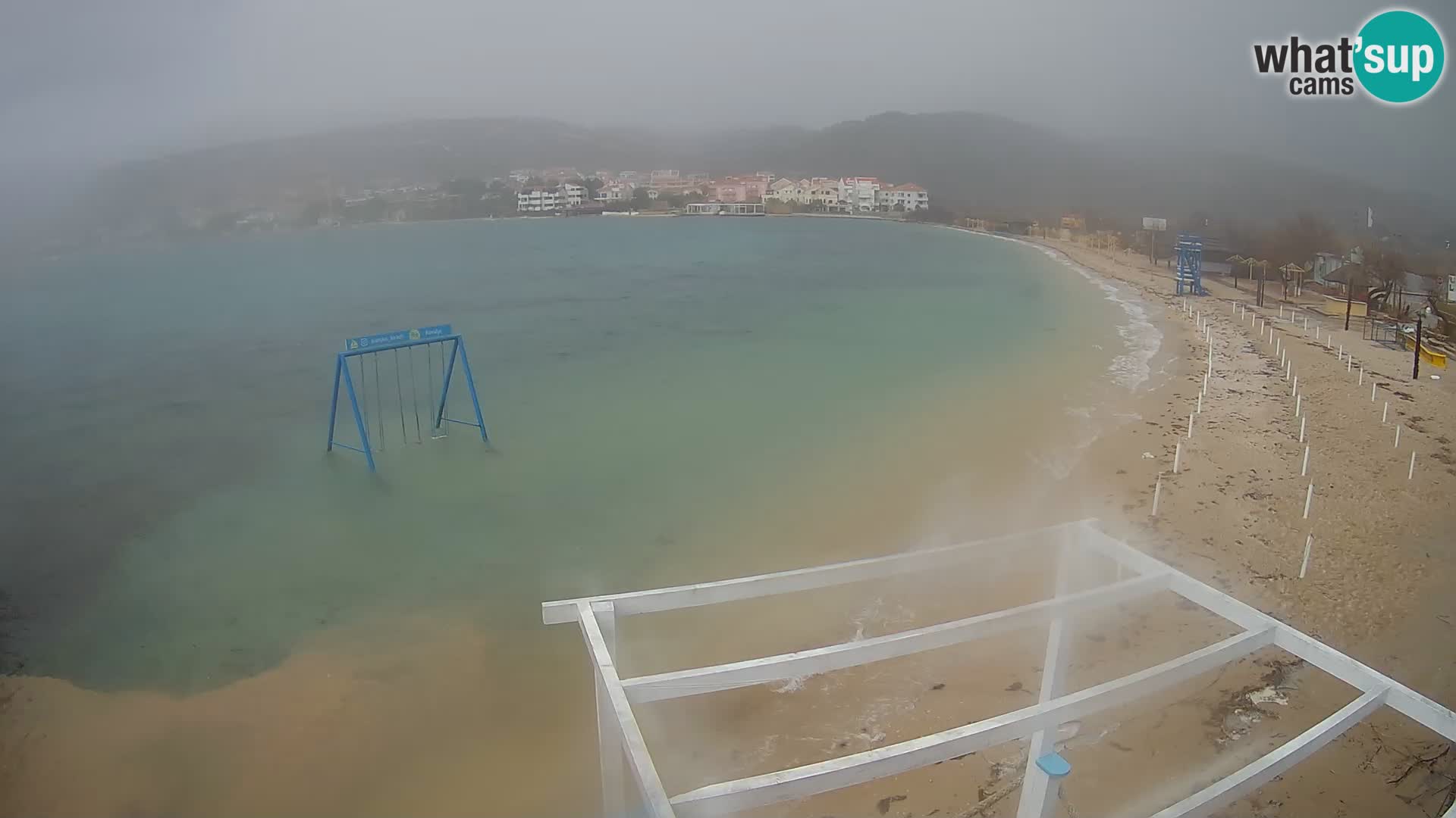 Web kamera – Plaža Planjka – otok Pag