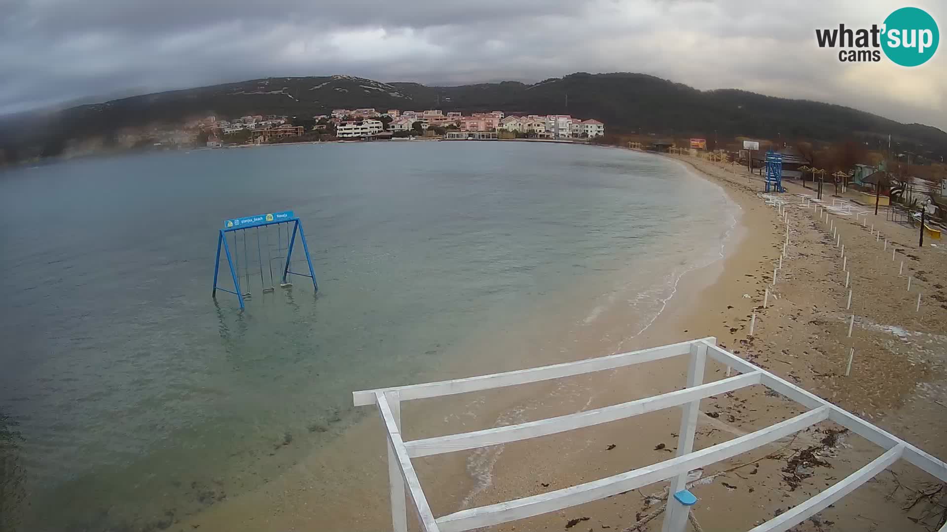 Webcam live – Planjka beach – Pag Island